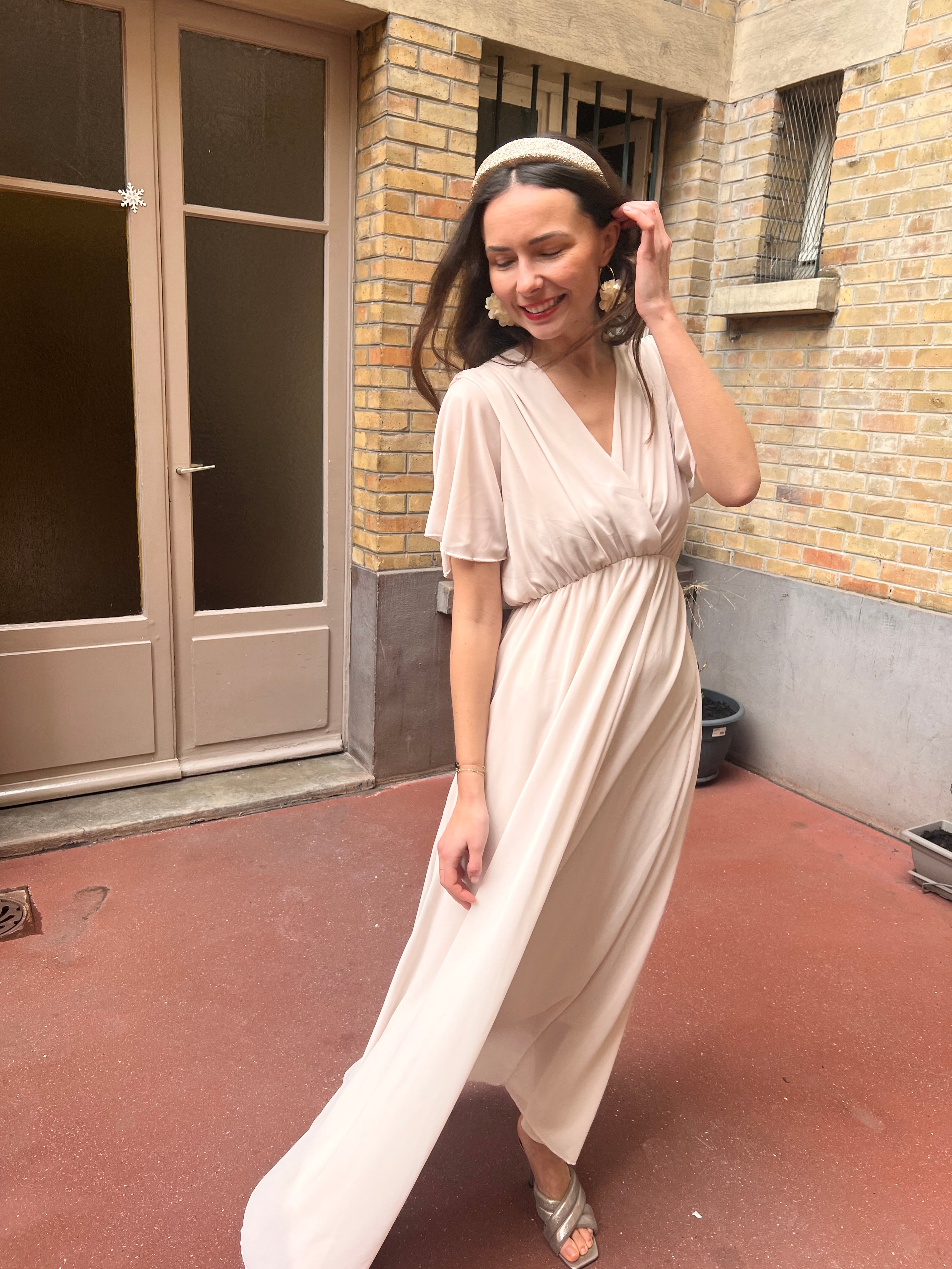 Robe Diana Écrue