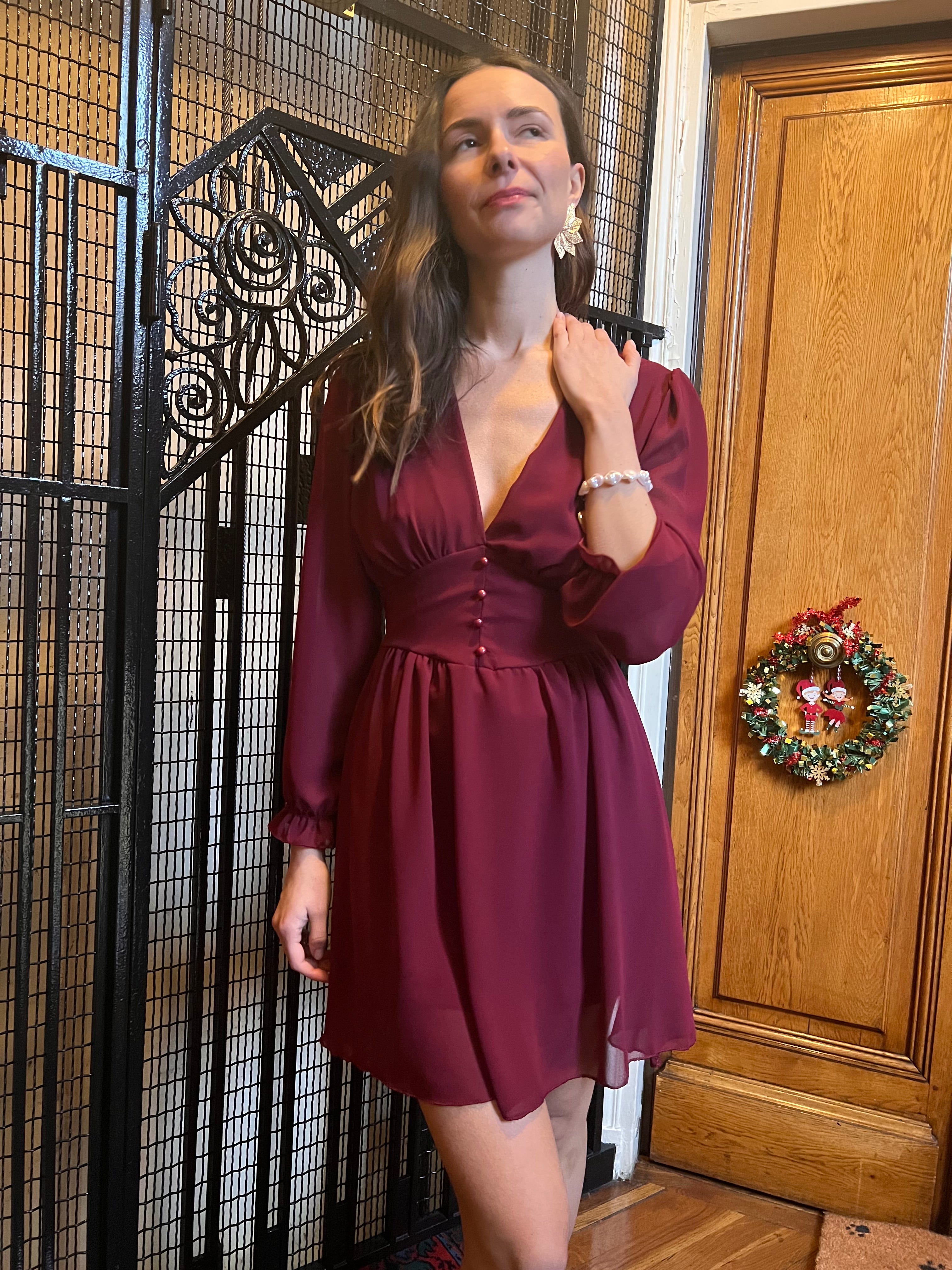 Robe Lolie bordeau