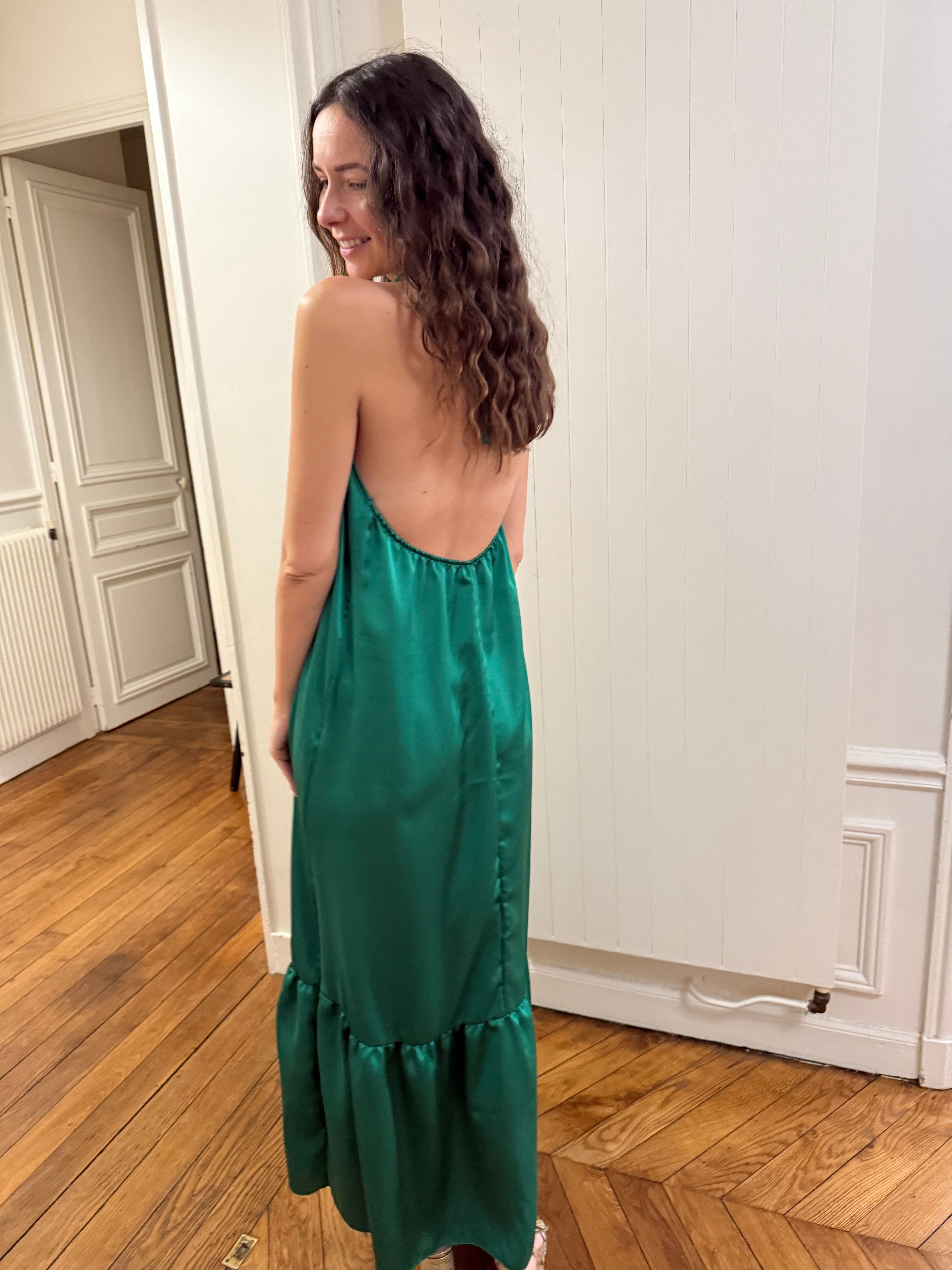 Robe Olga vert