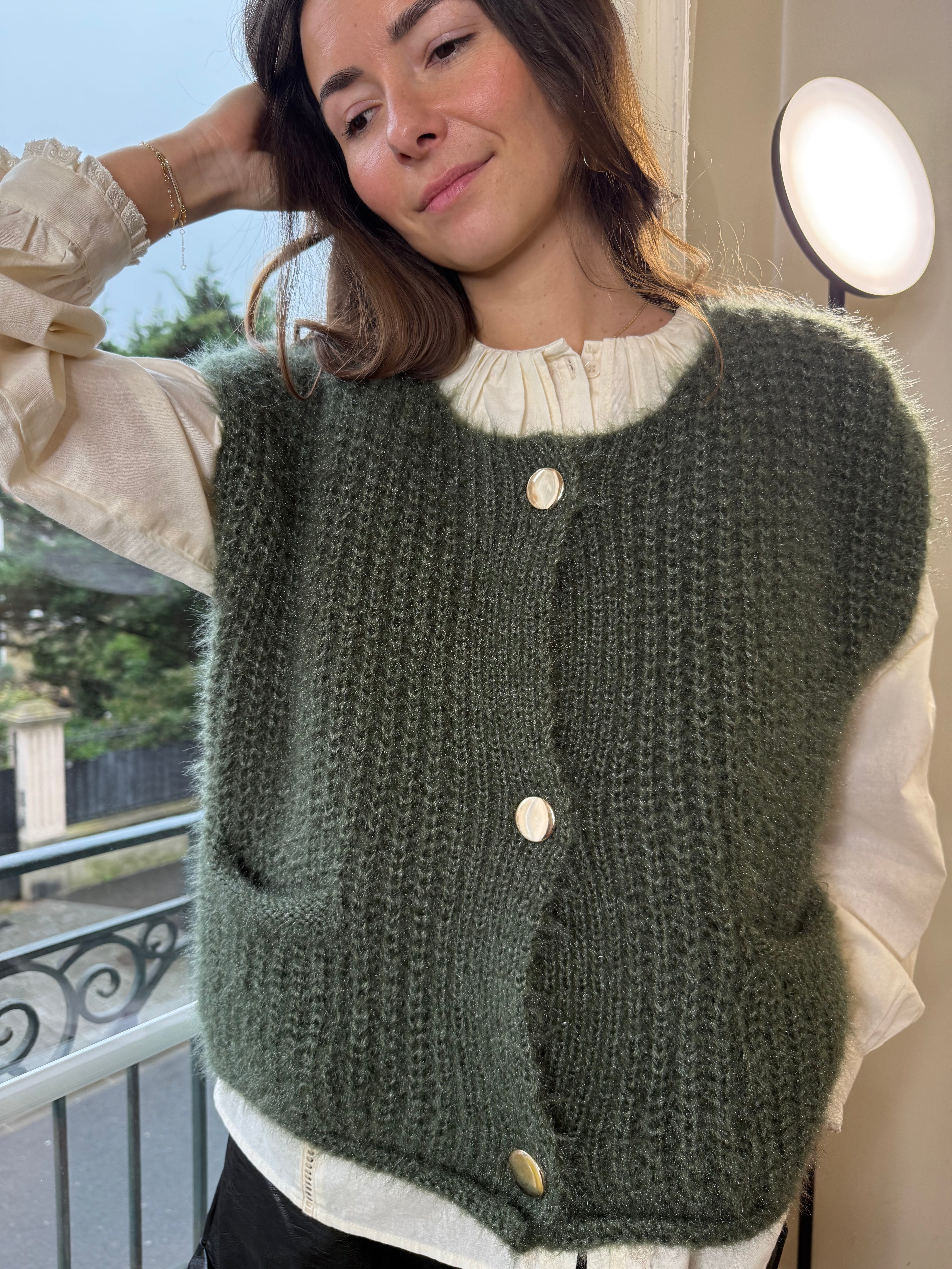 Gilet Stella kaki