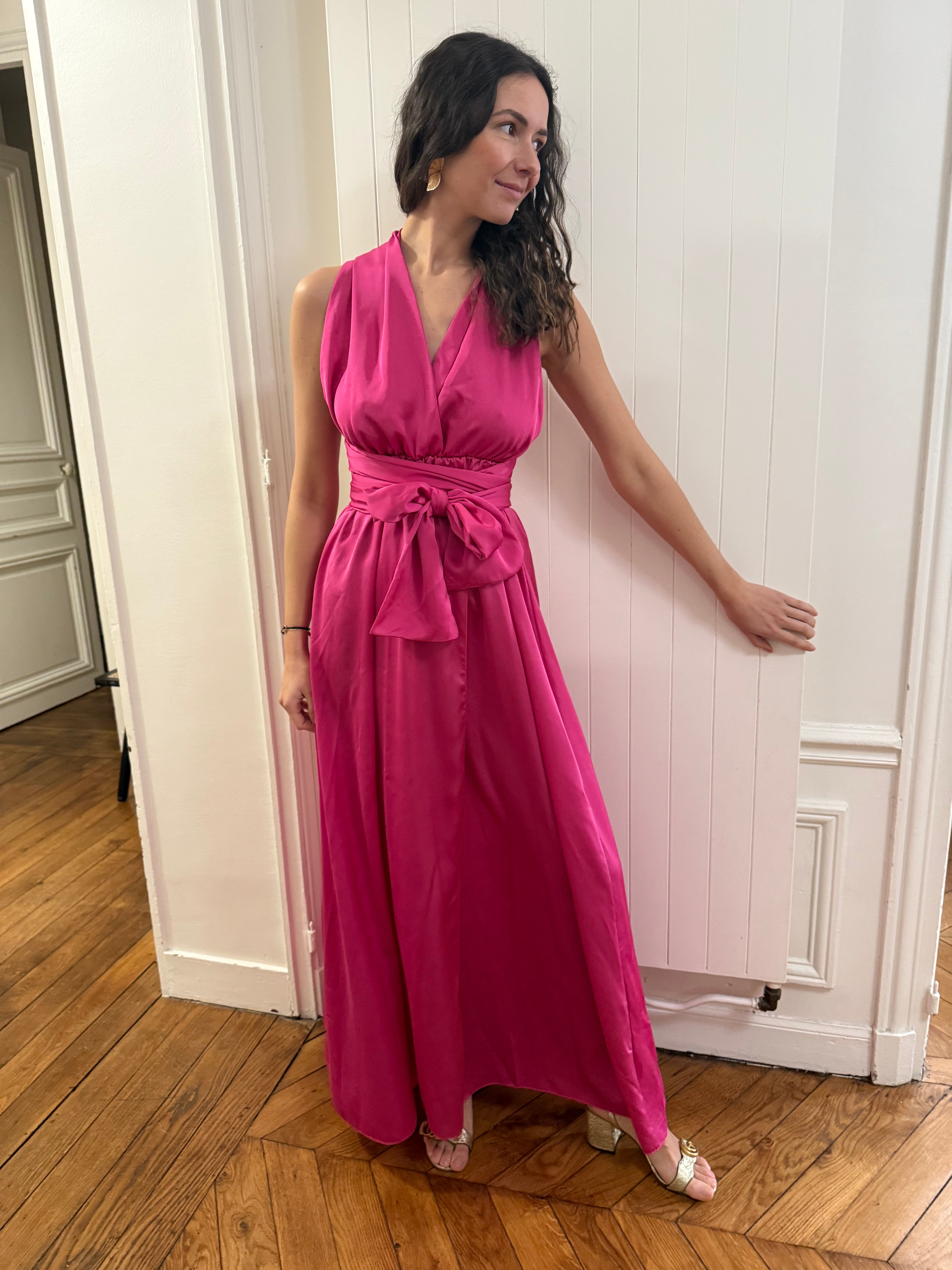 Robe Téra multi position fushia
