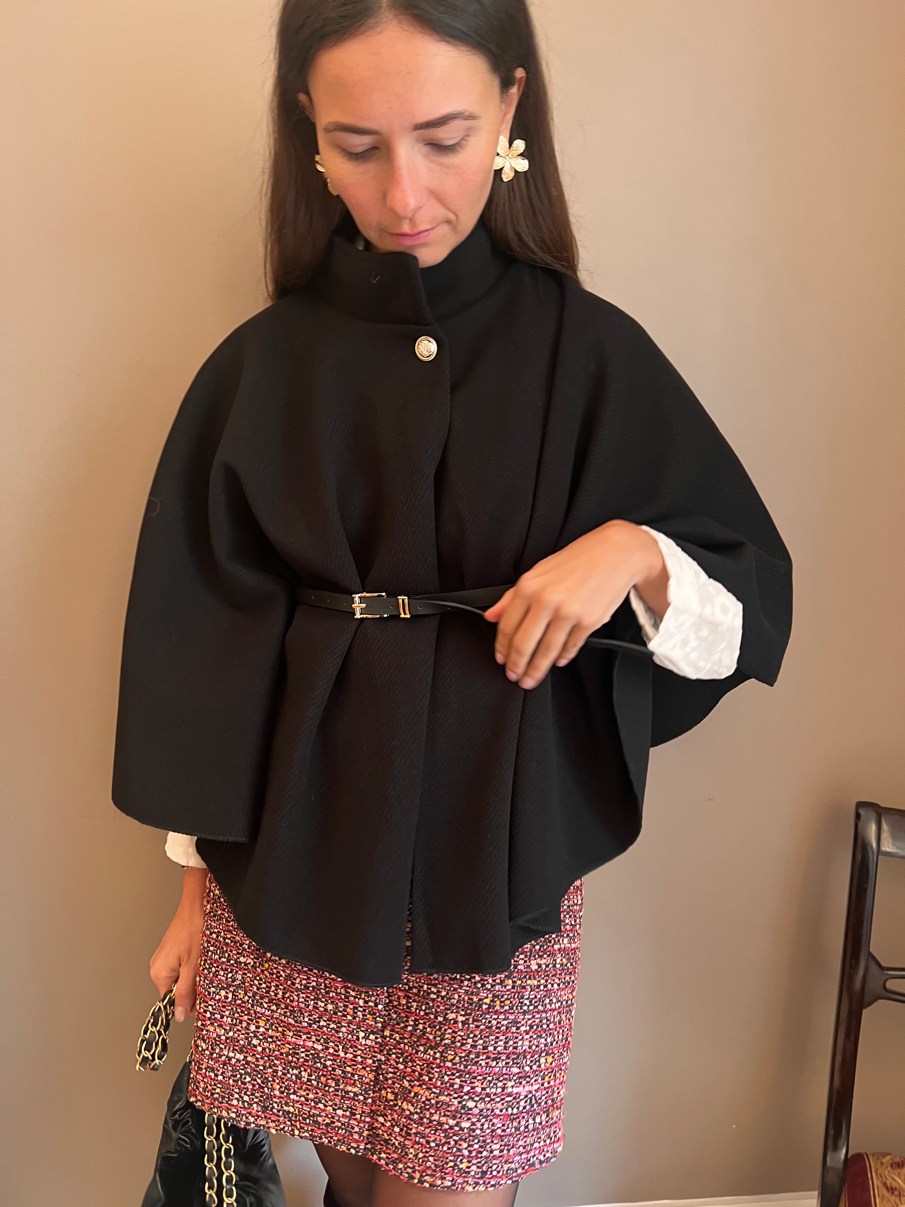 Capeline Jina noir taille unique du 34 au 46