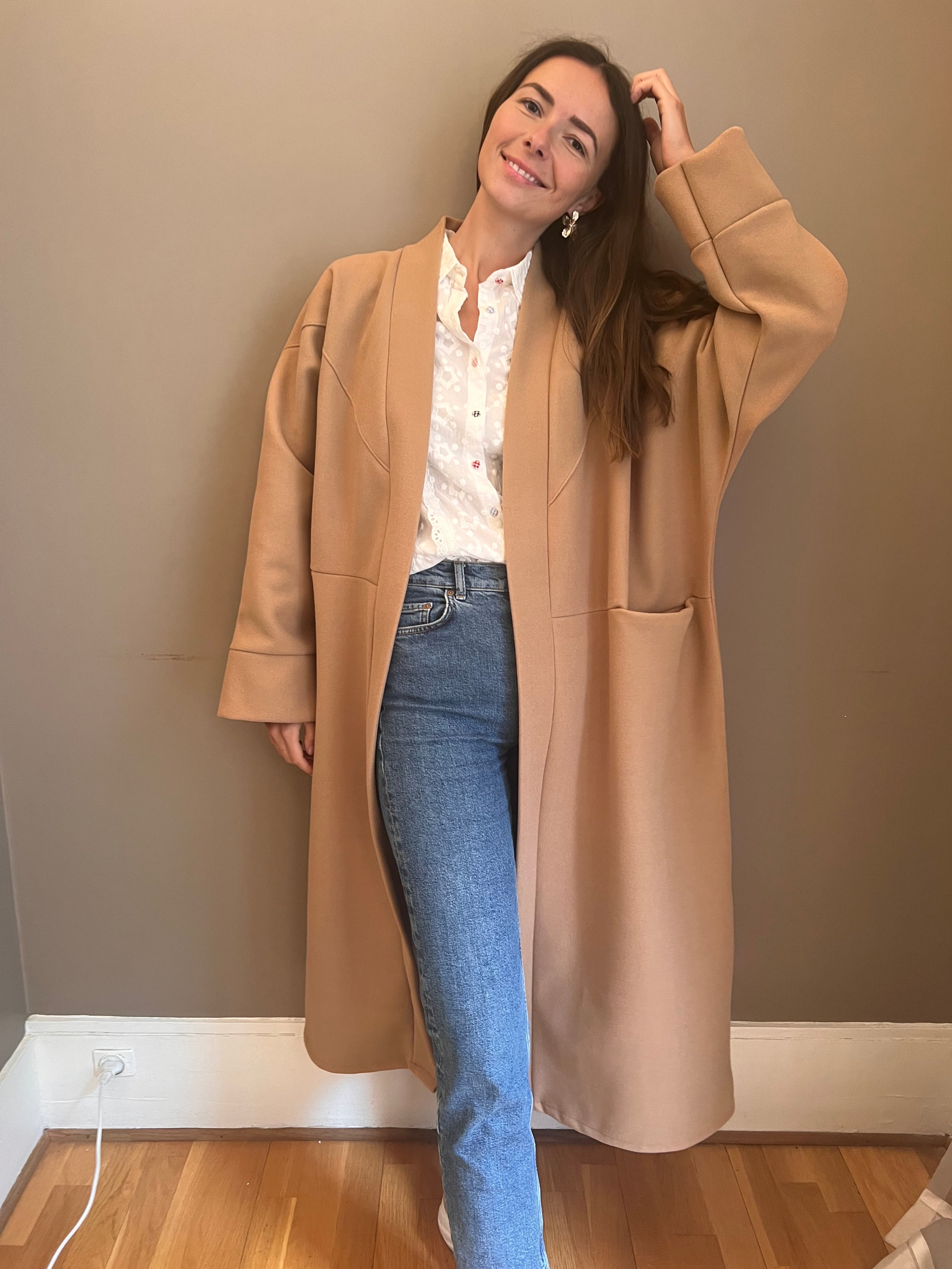 Manteau Alma Camel