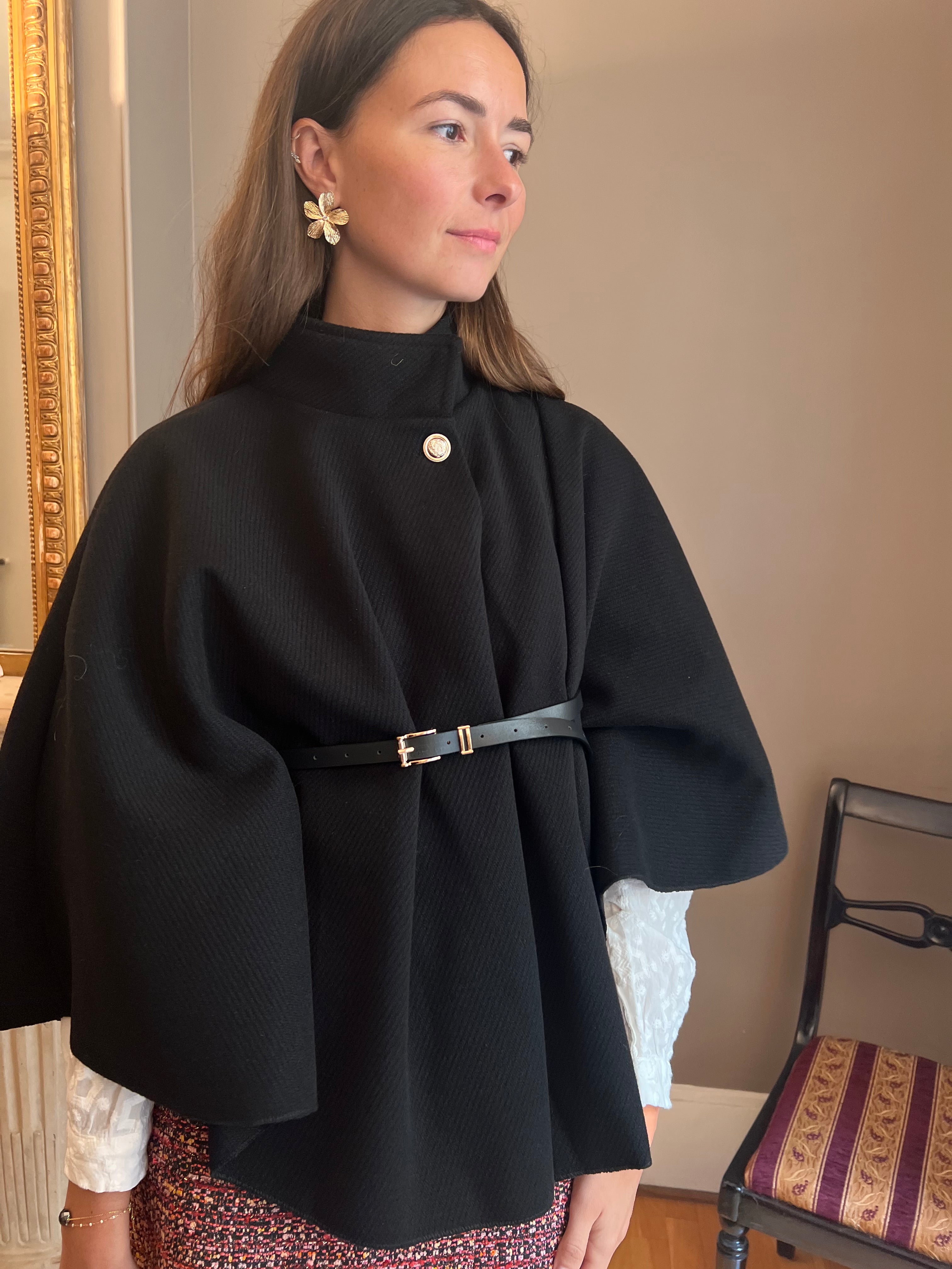Capeline Jina noir taille unique du 34 au 46