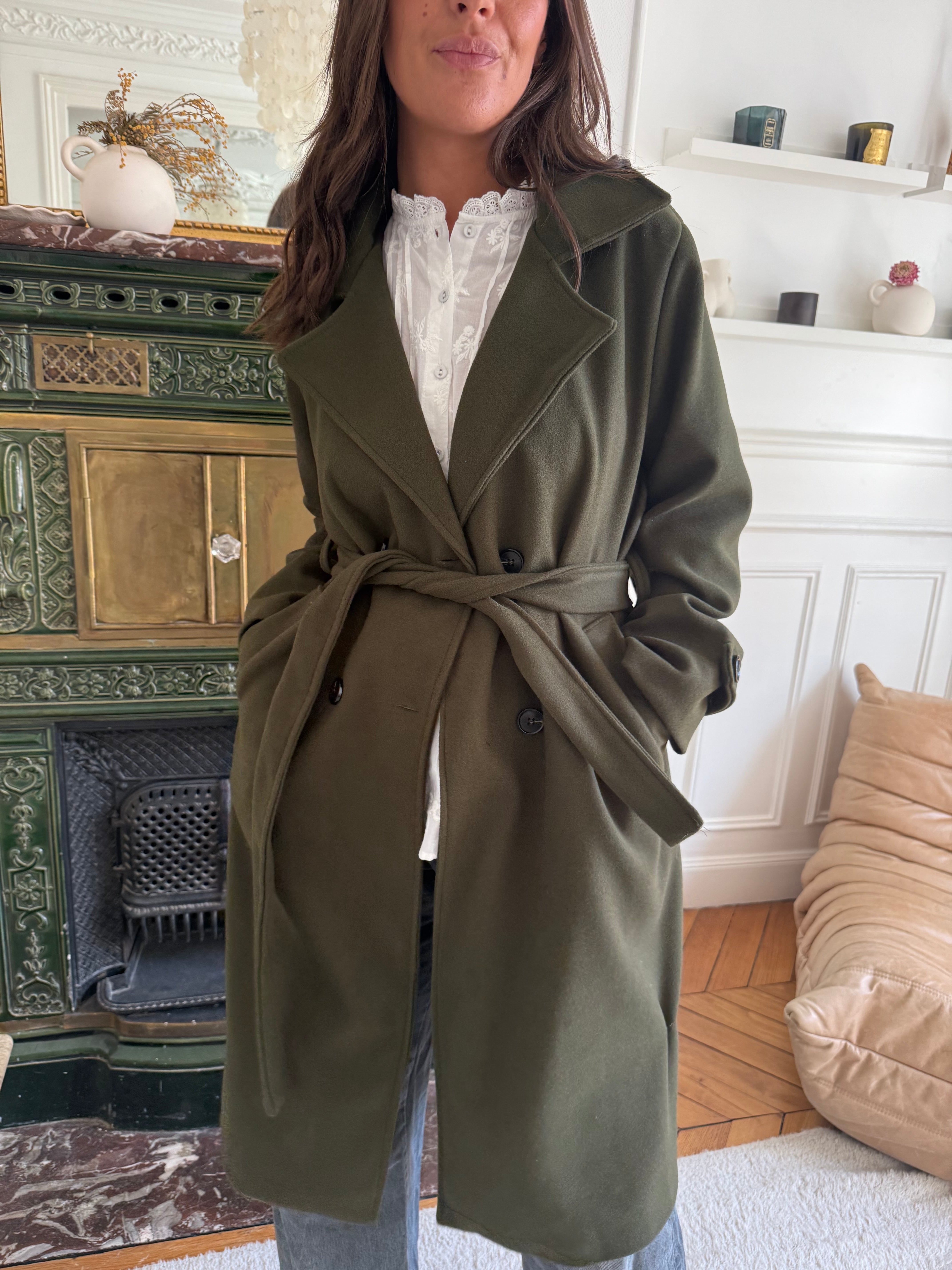 Manteau Sarah kaki