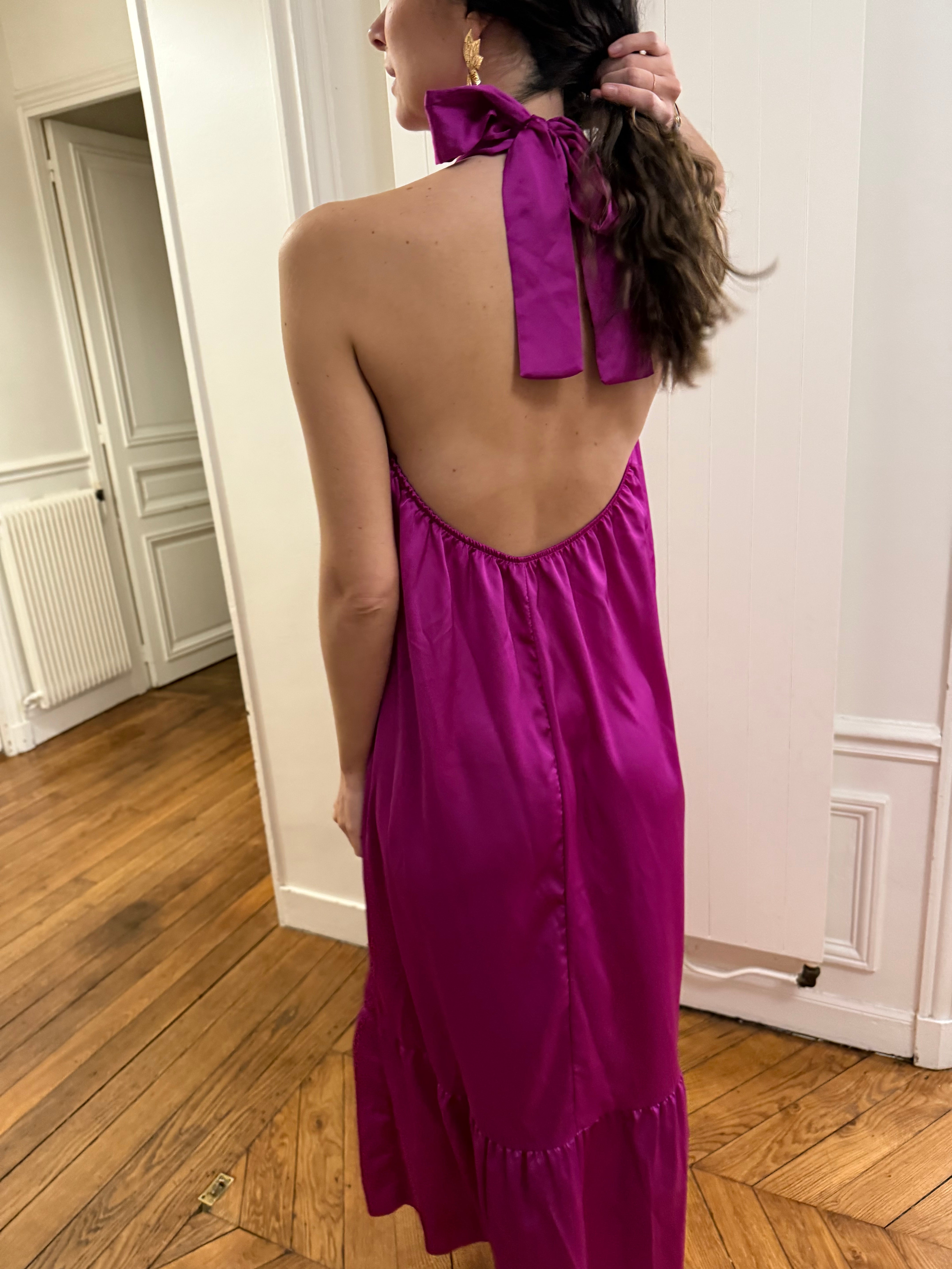 Robe Olga Fushia
