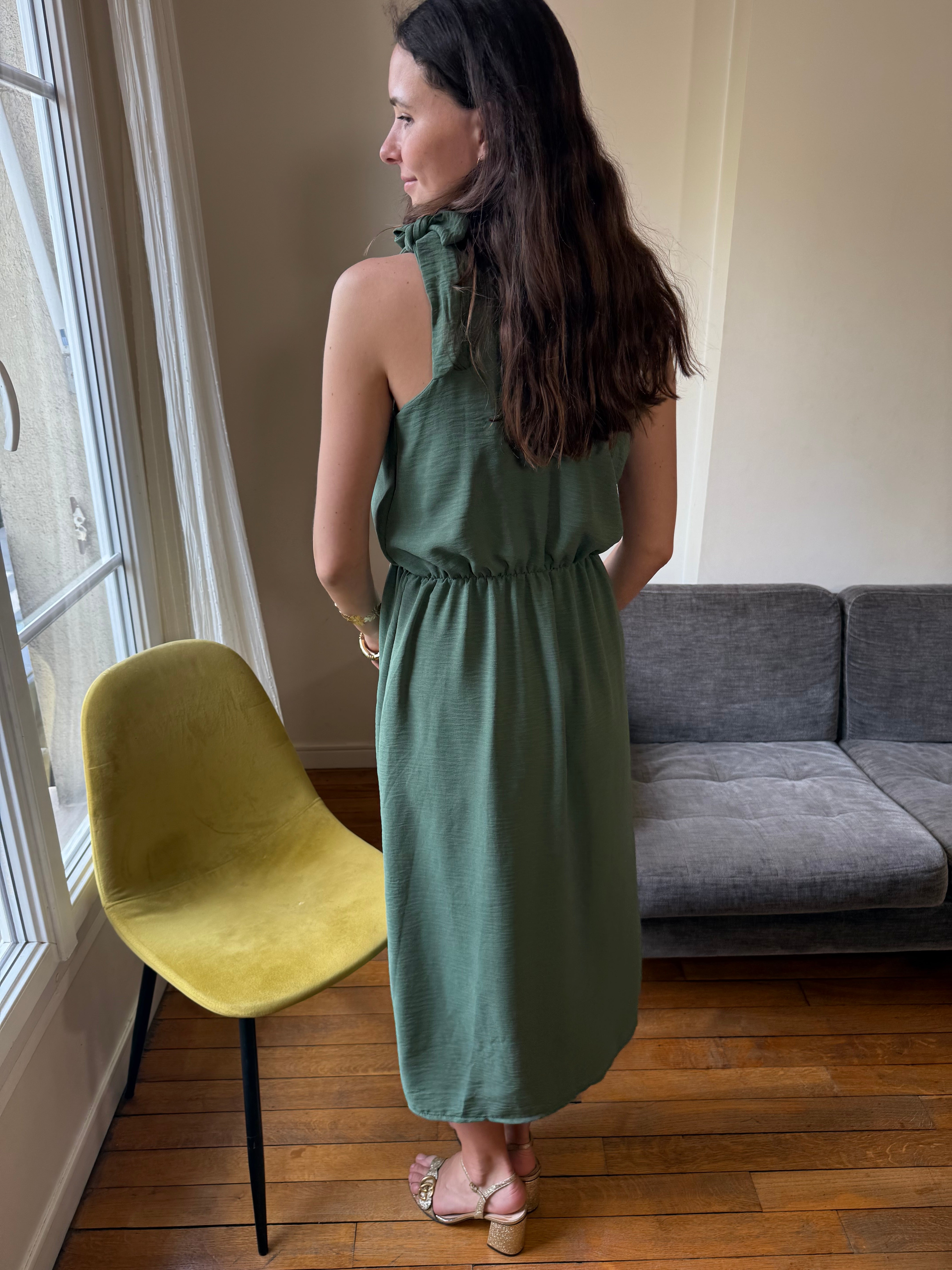 Robe Lilia kaki