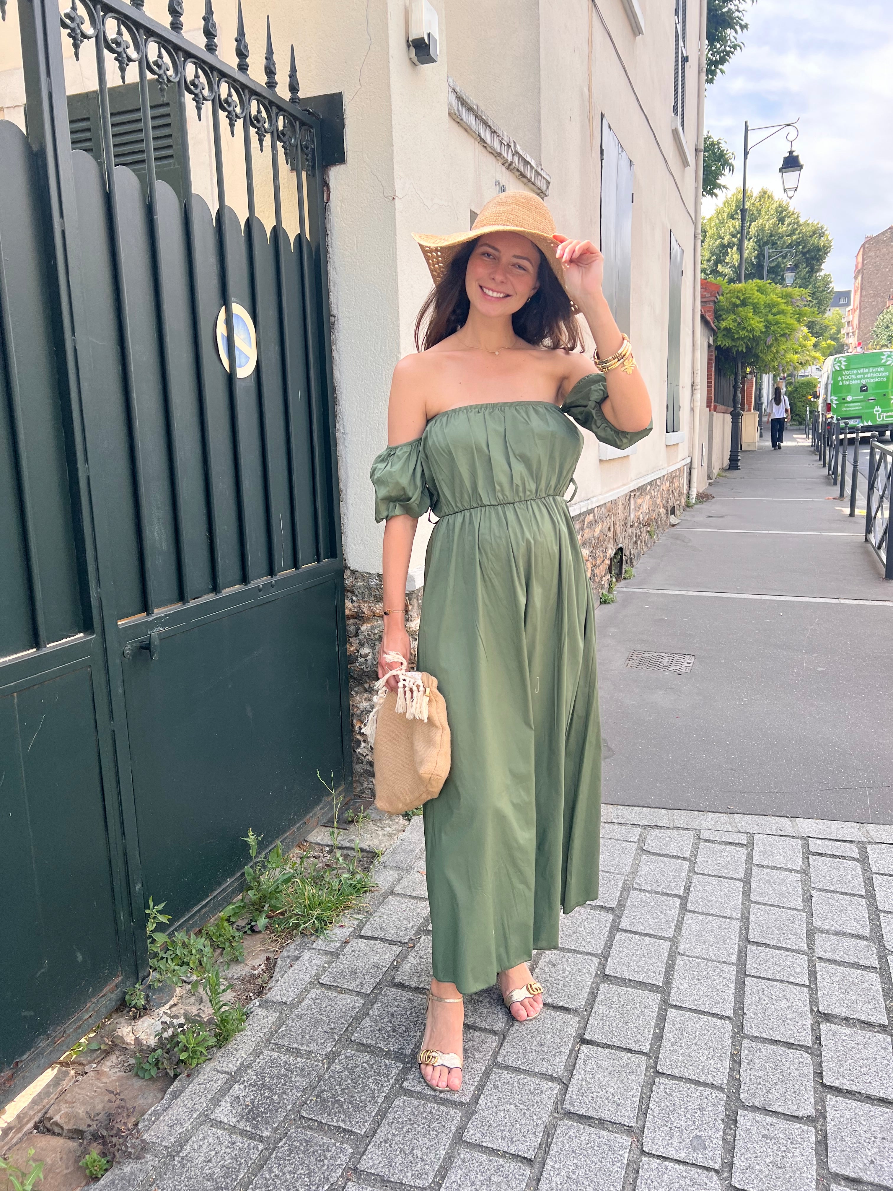 Robe Terry kaki