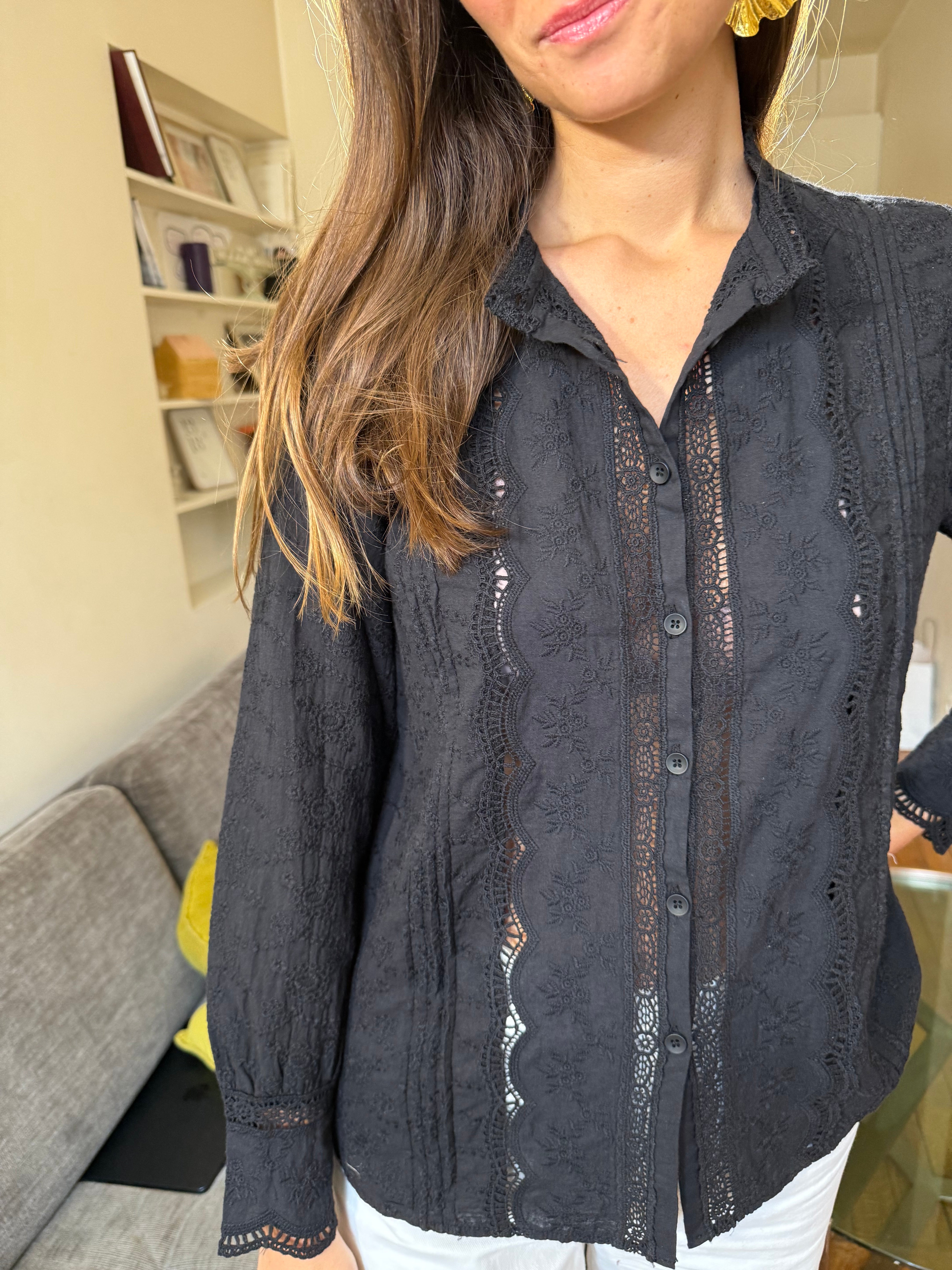 Chemise Nanie Noir