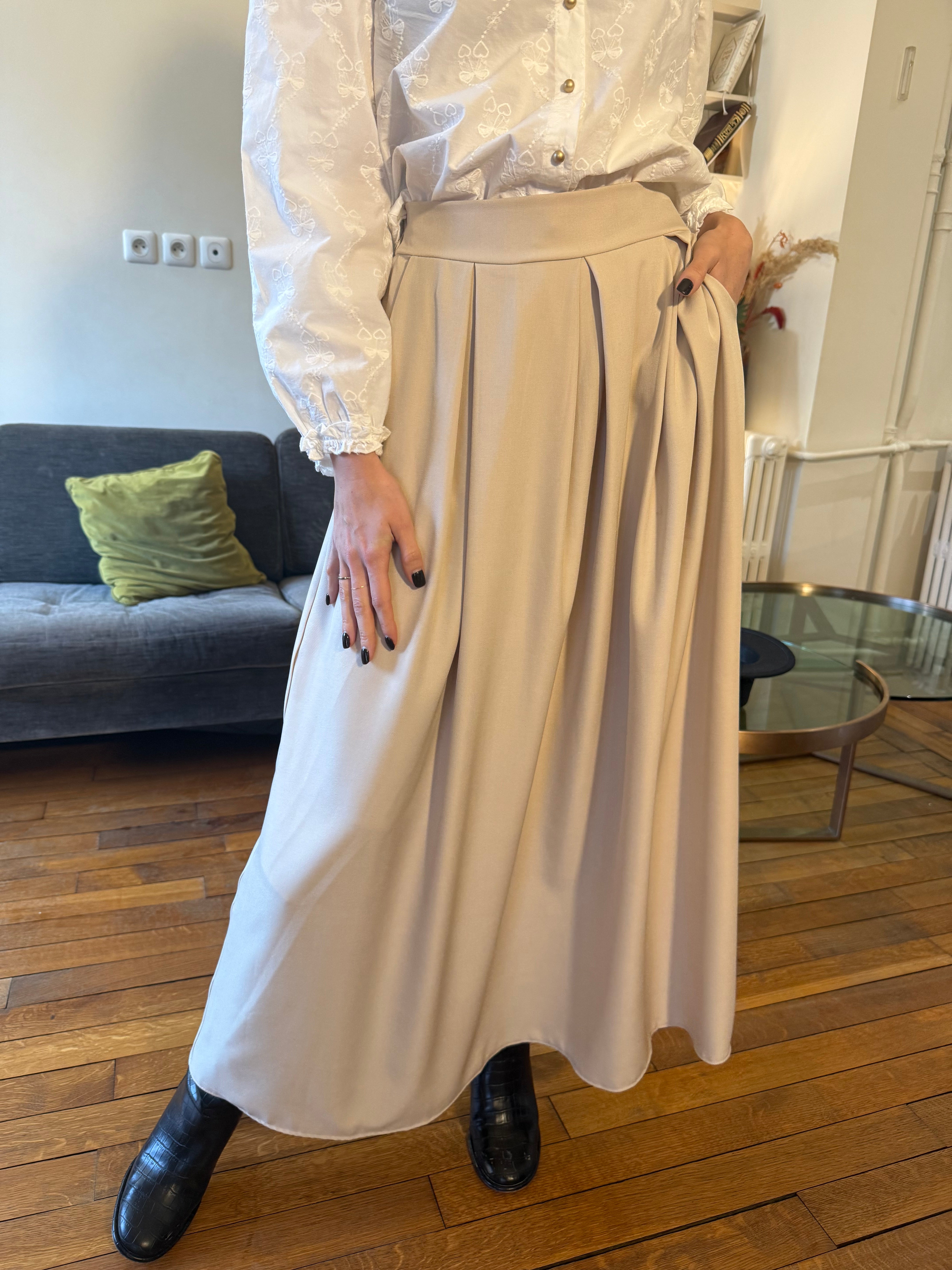 Jupe Ashley beige