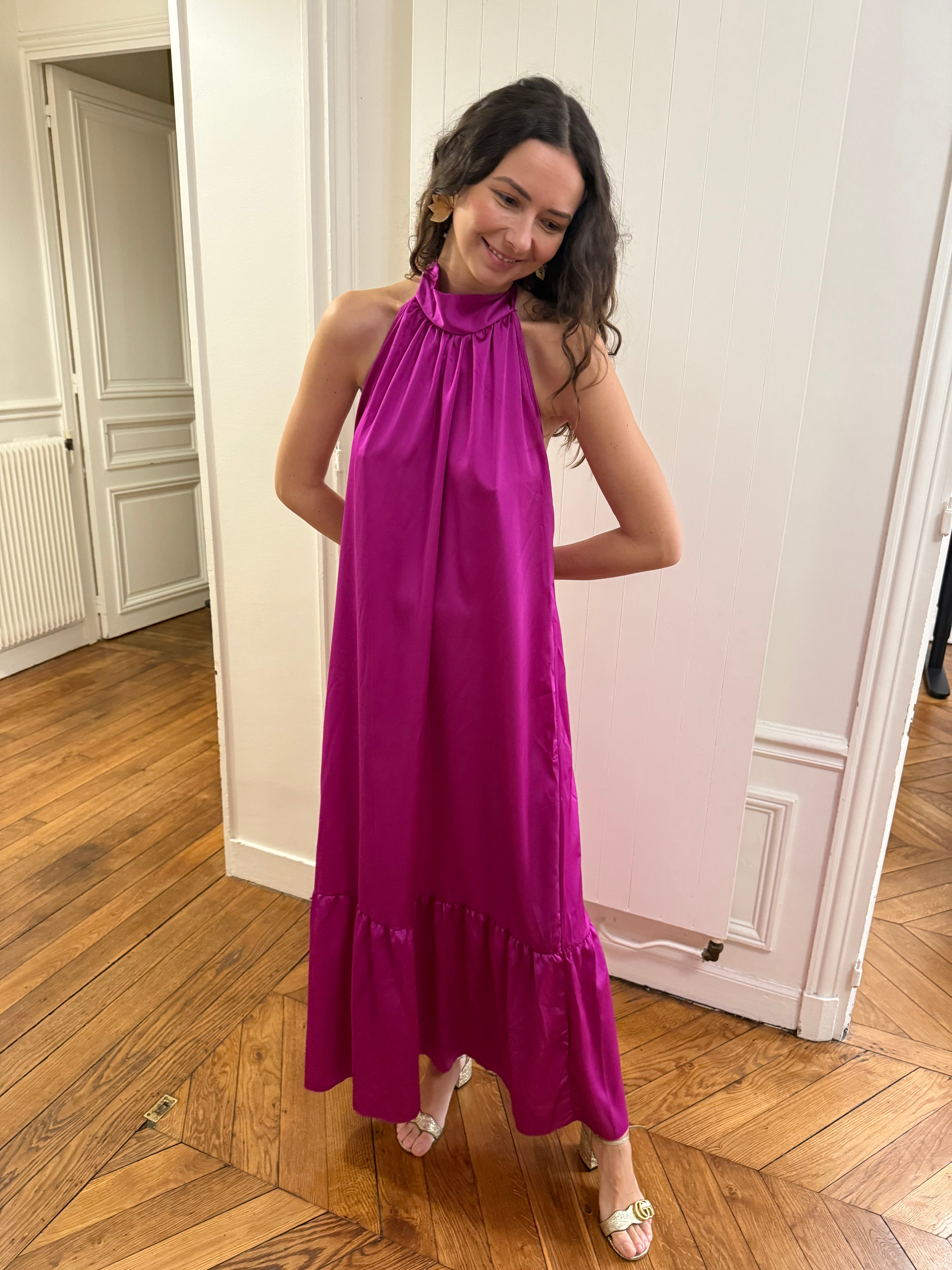 Robe Olga Fushia