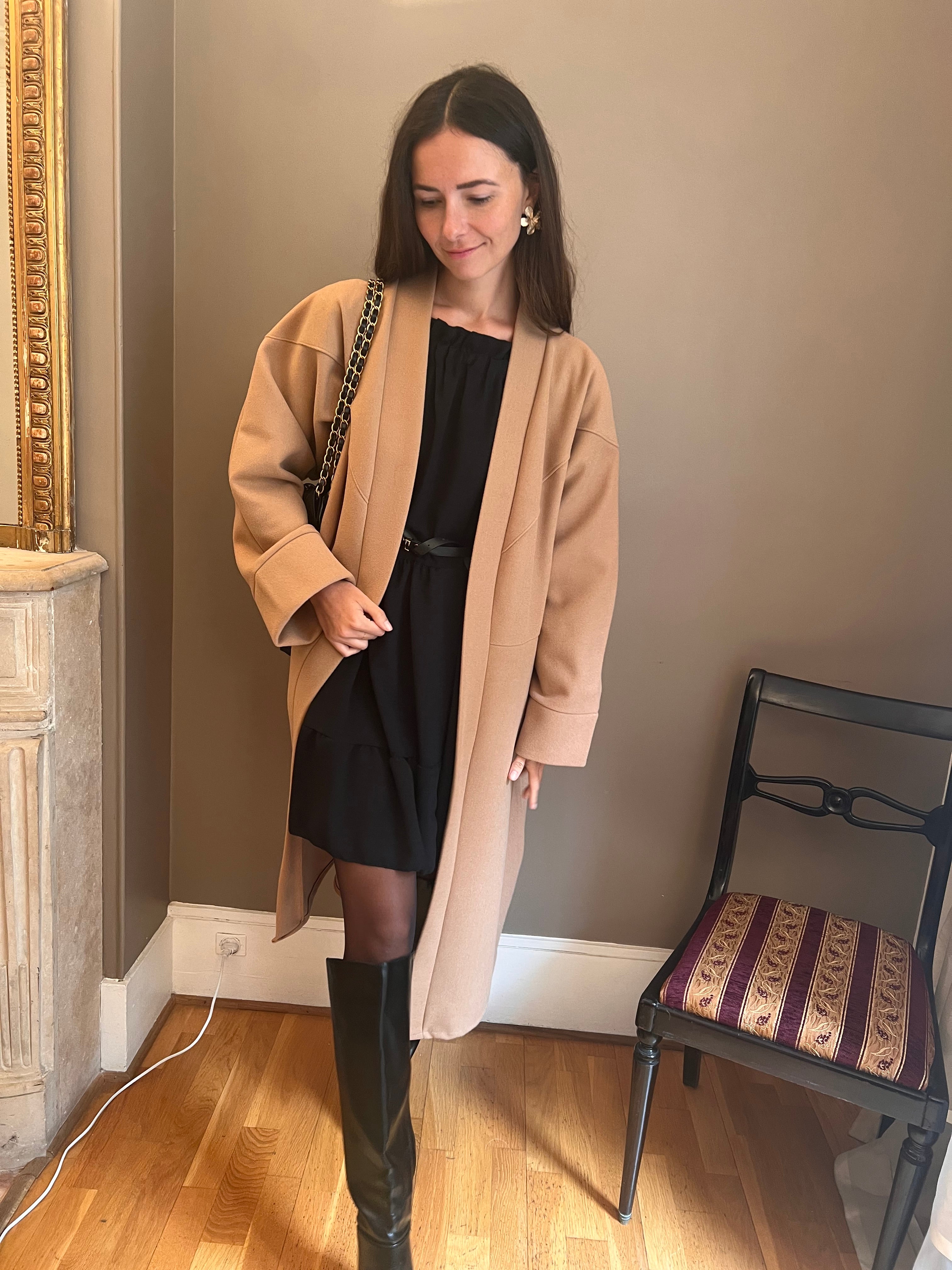 Manteau Alma Camel