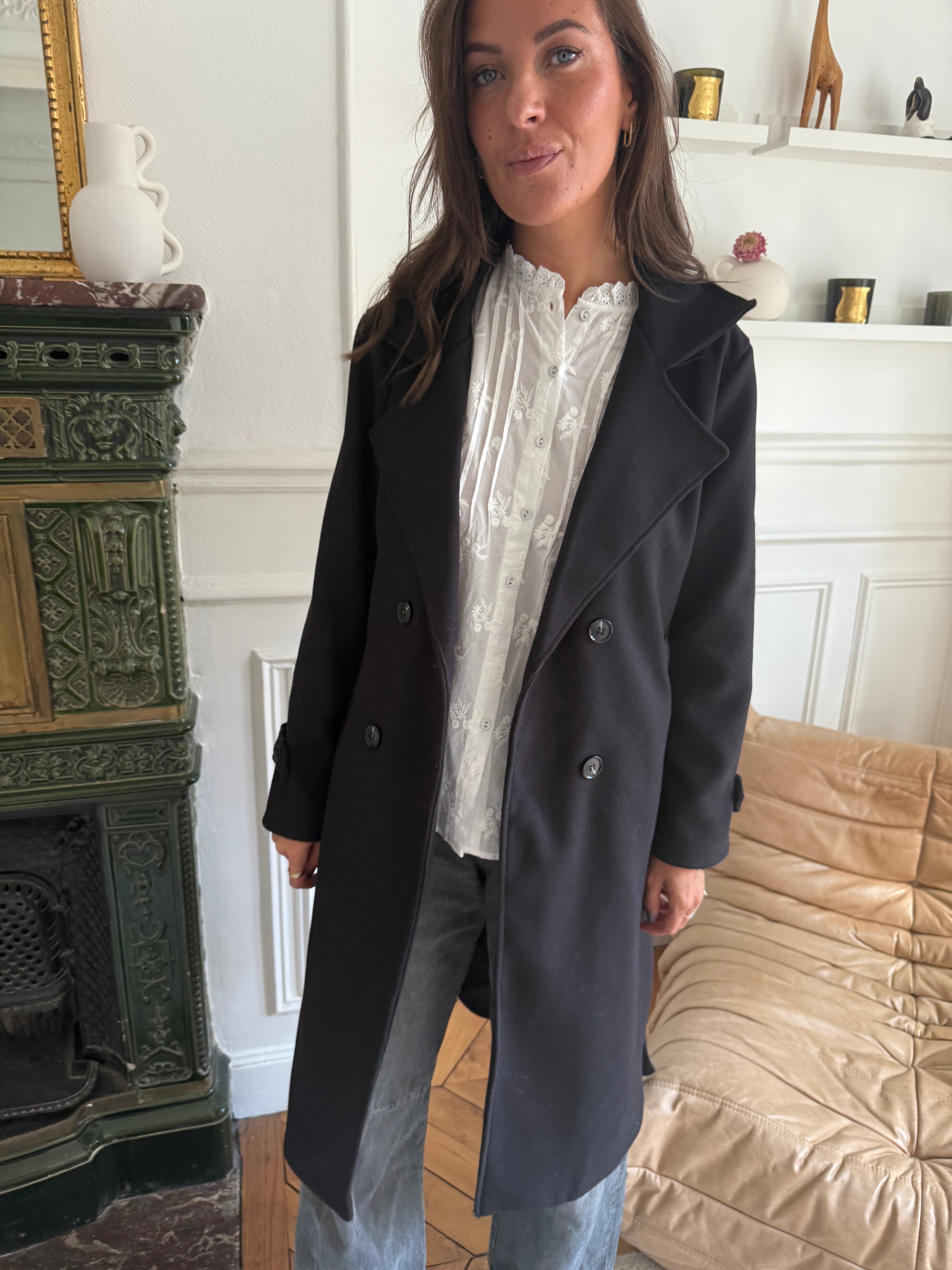 Manteau Sarah noir