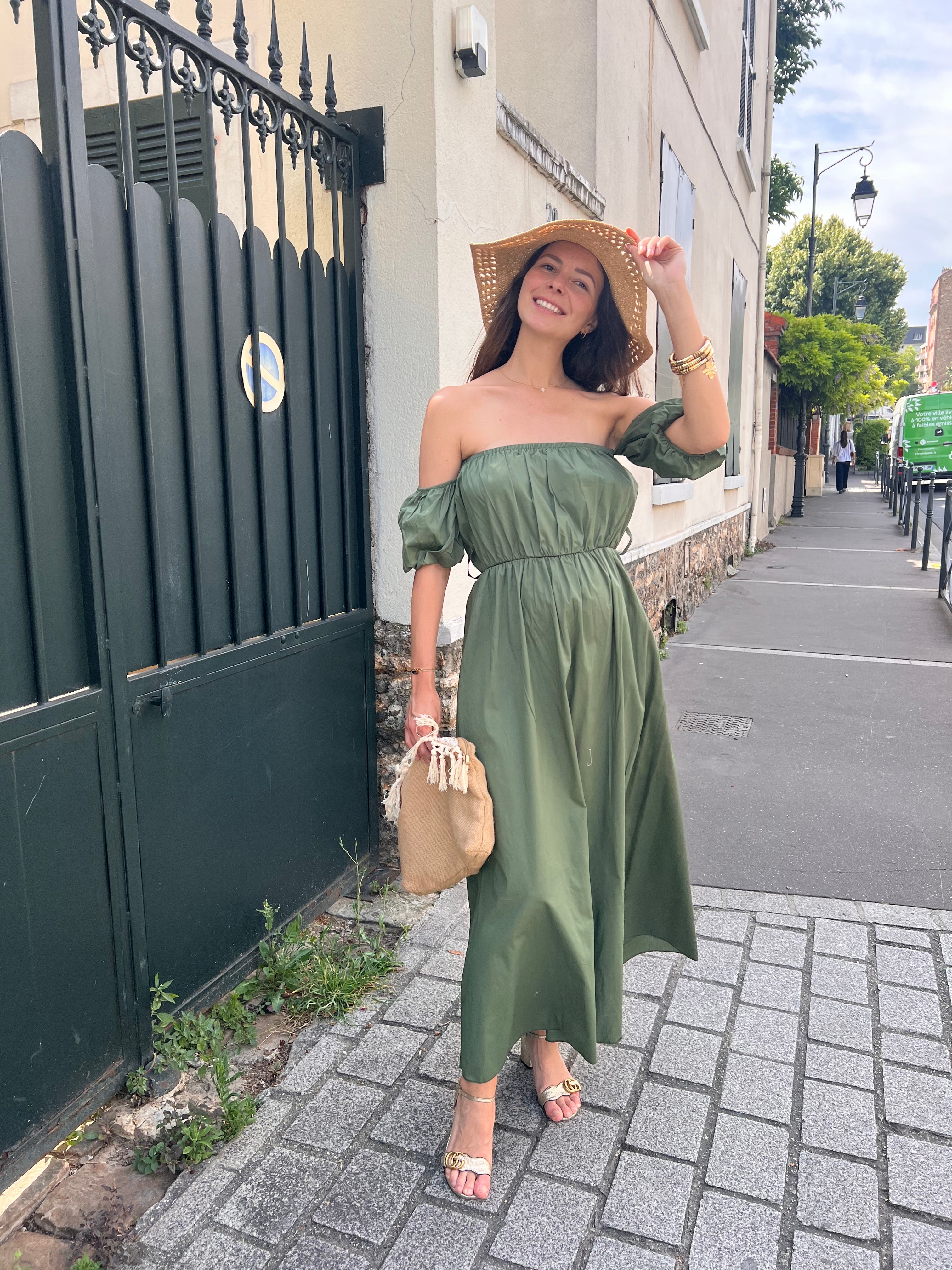 Robe Terry kaki