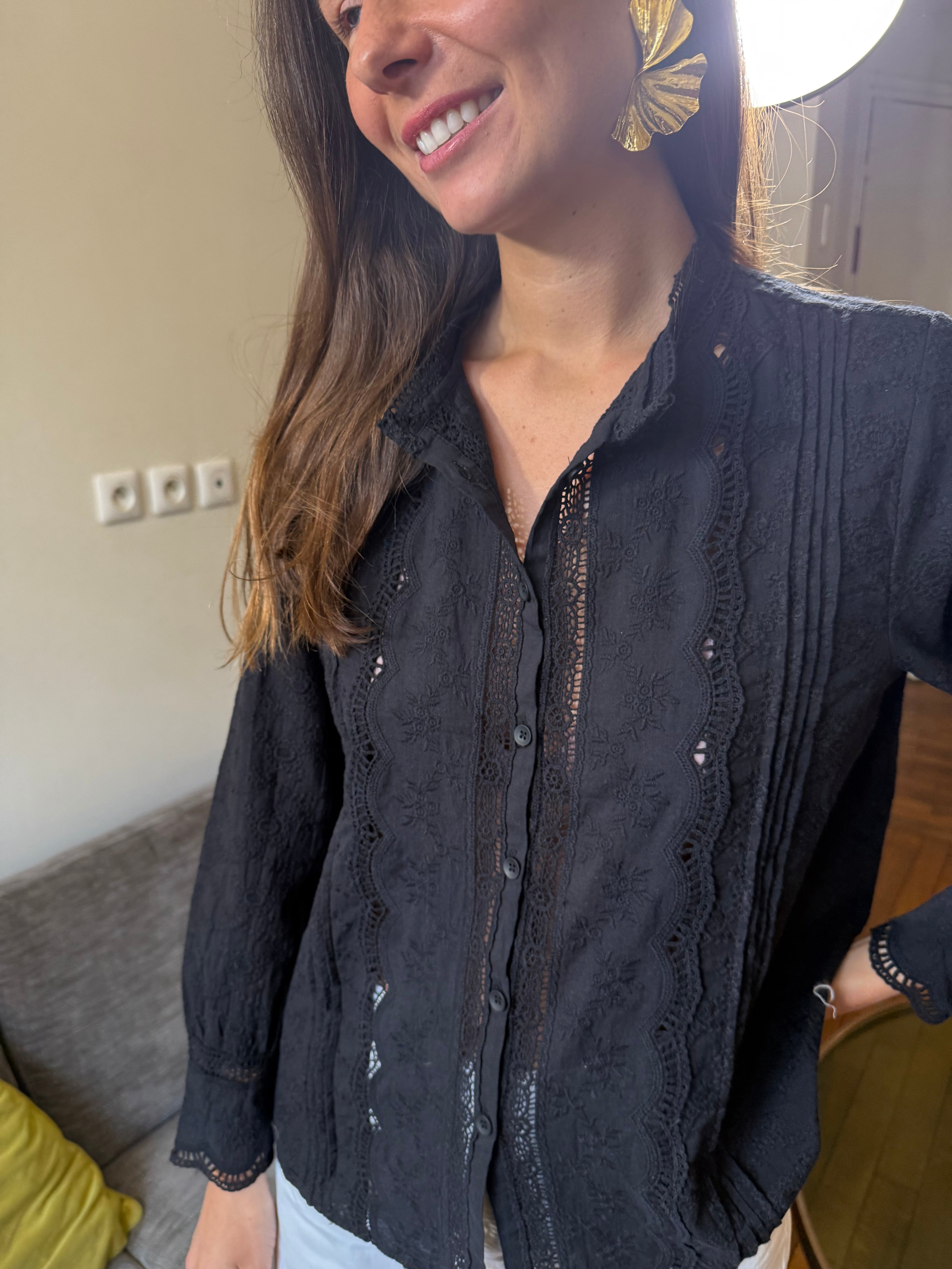 Chemise Nanie Noir