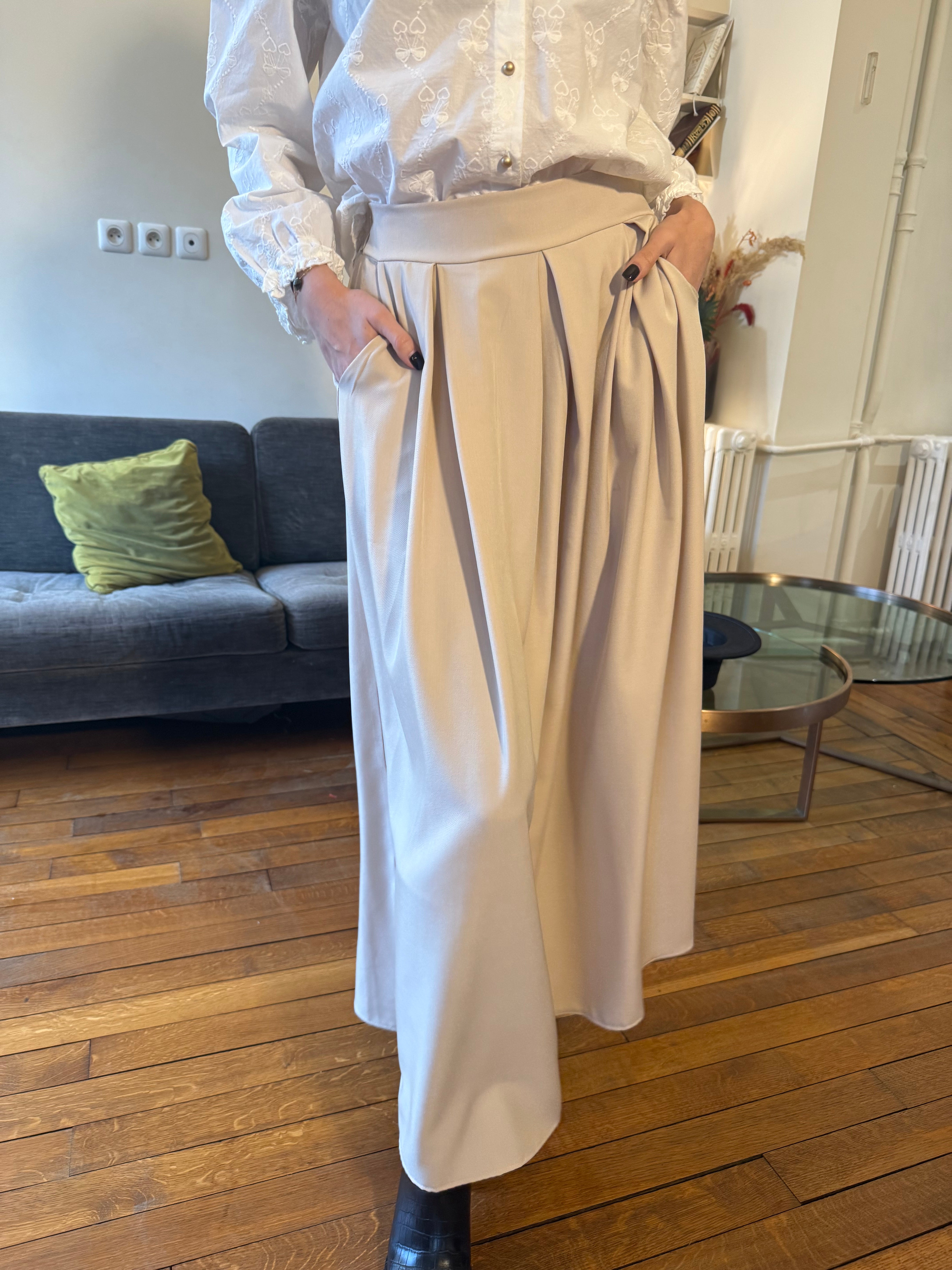 Jupe Ashley beige