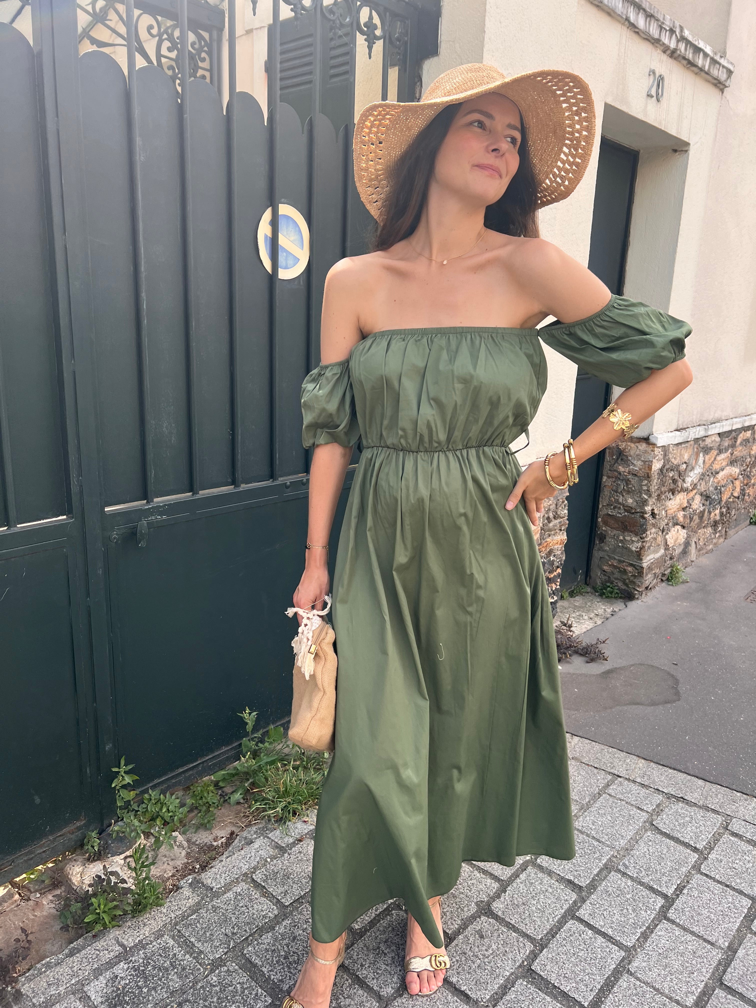 Robe Terry kaki