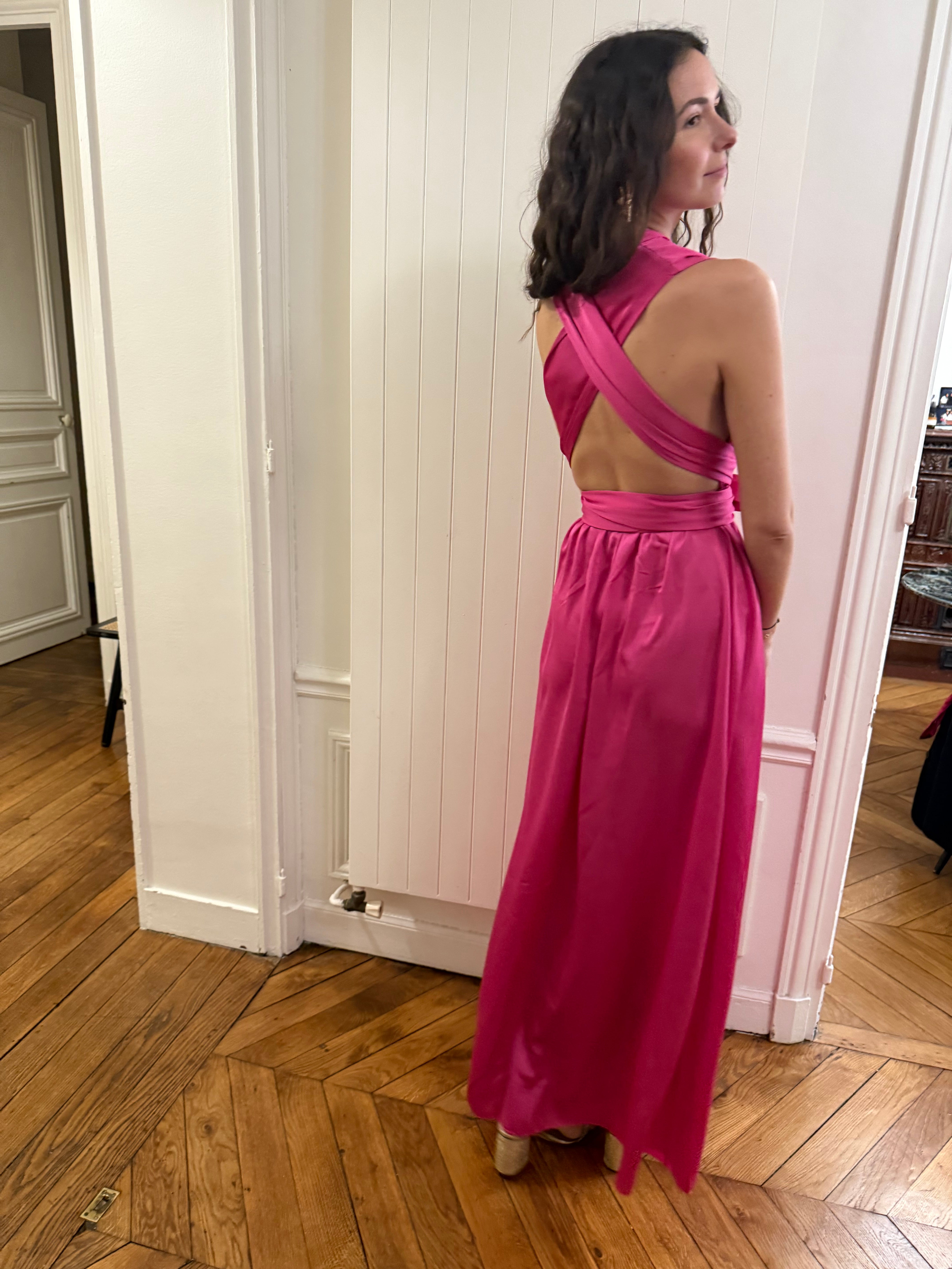 Robe Téra multi position fushia