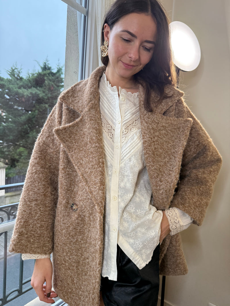 Manteau LINA Camel