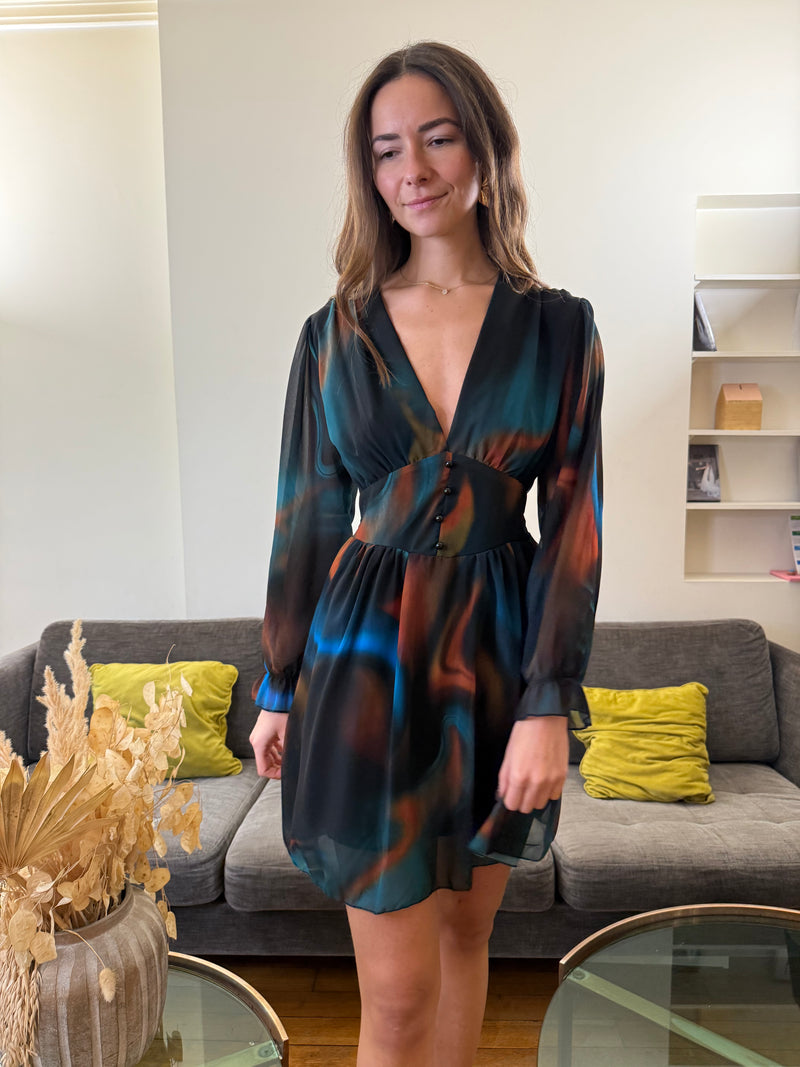 Robe Lolie Imprimé foncé