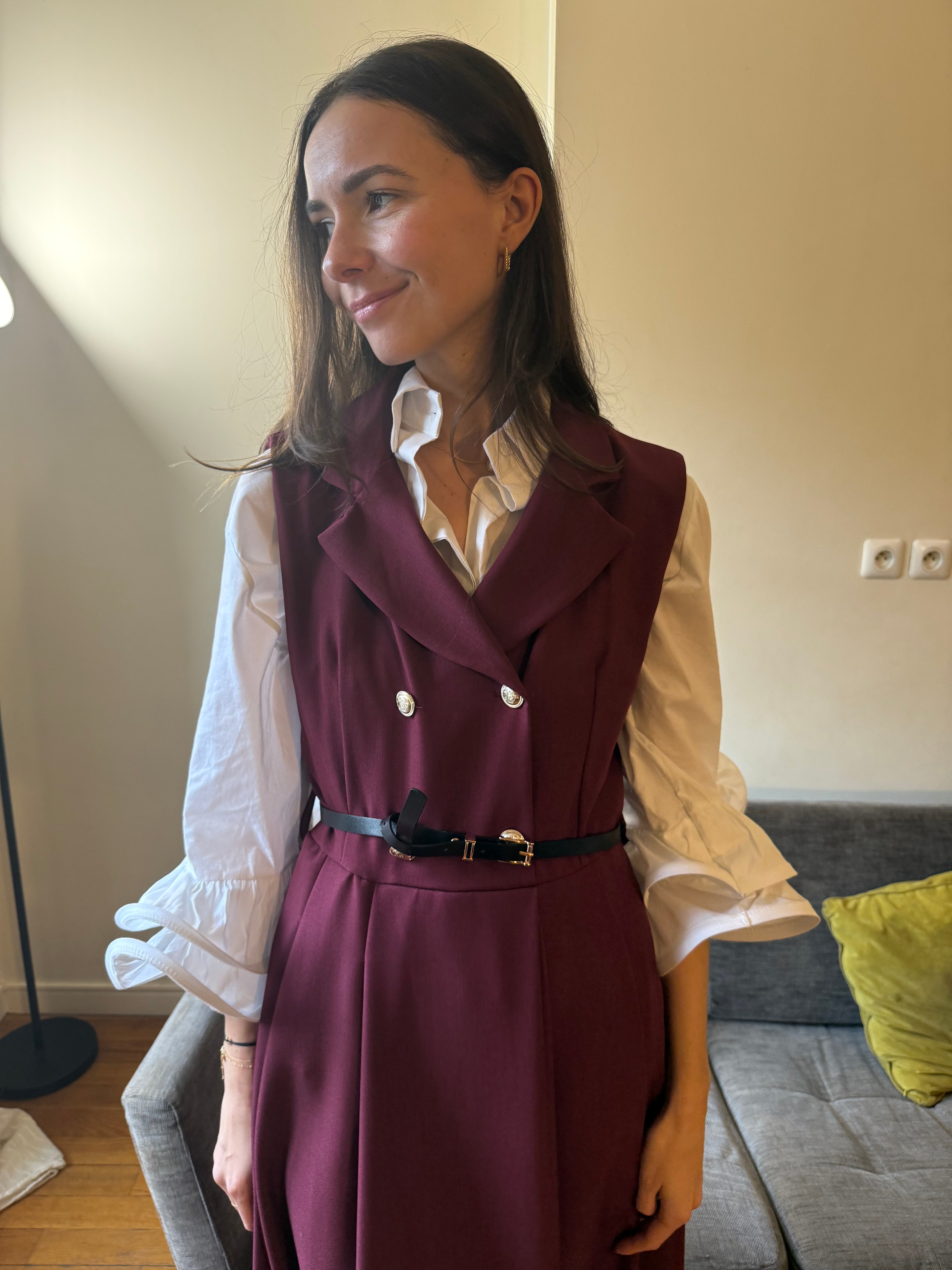 Robe Blazer bordeaux