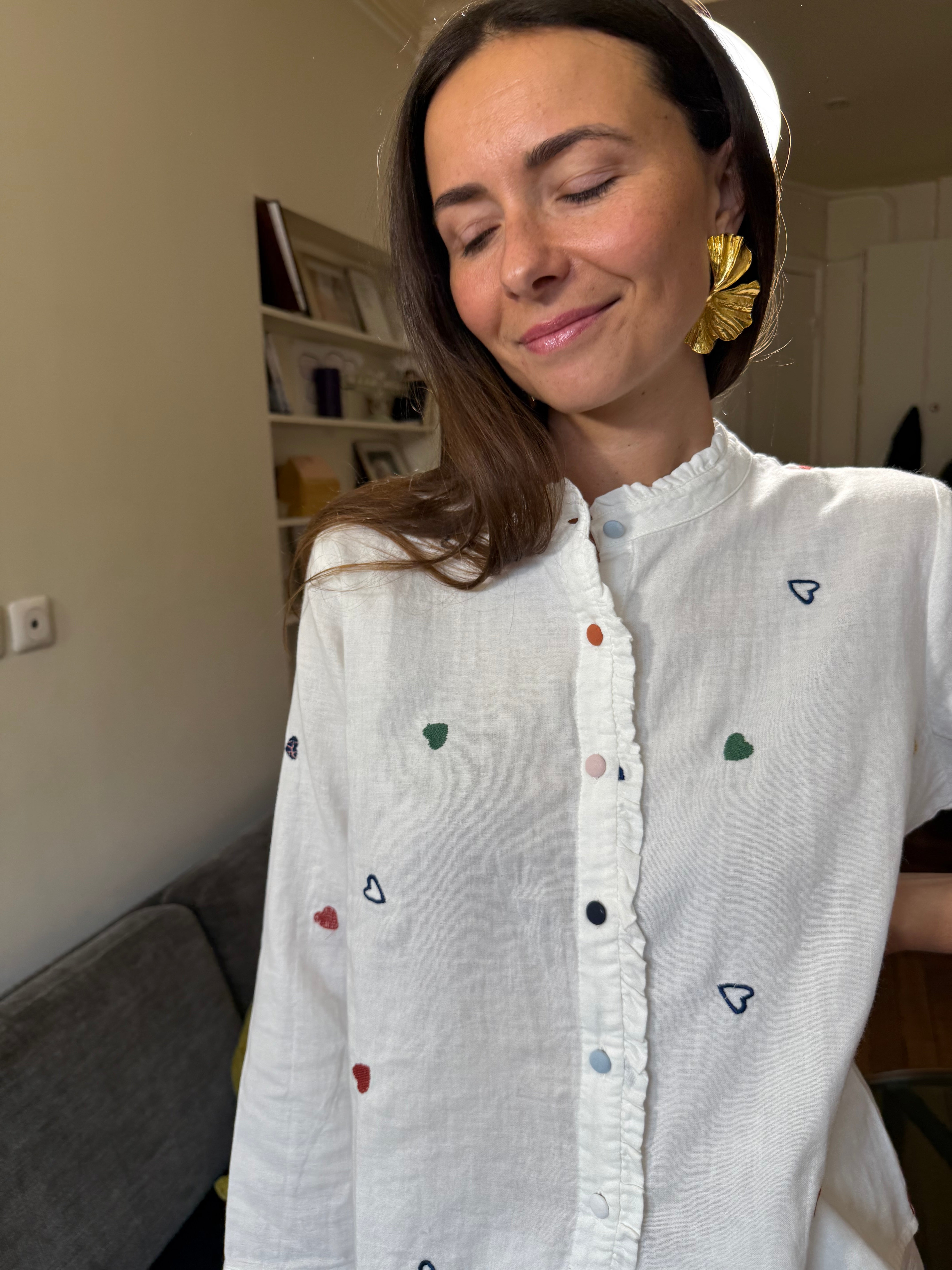 Chemise Coeur 2 coloris