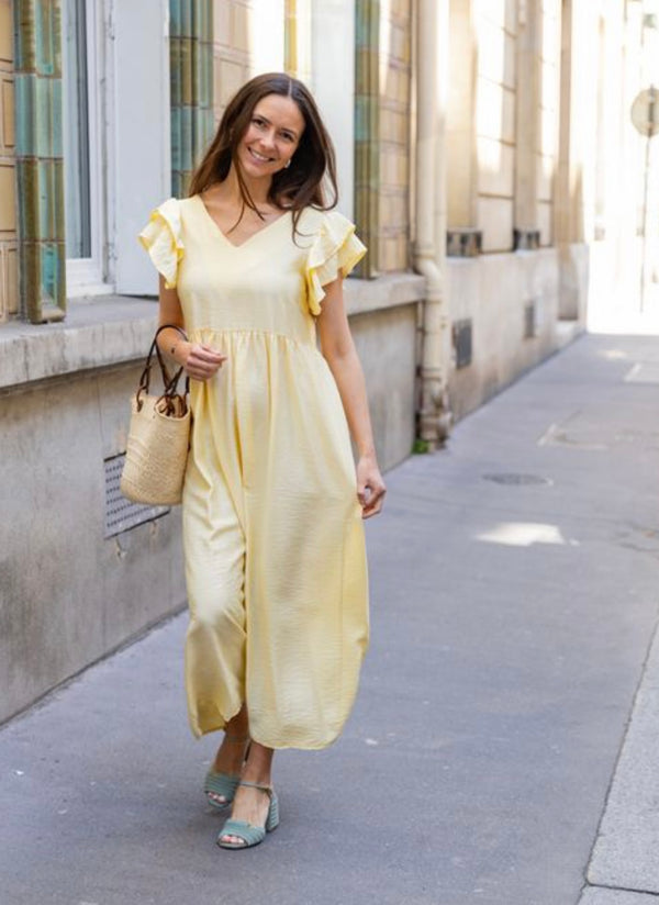 Robe Ava jaune