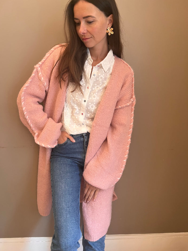 Gilet Lolie rose