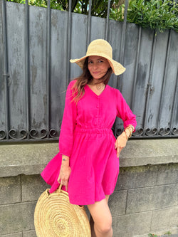 Robe Laya fushia