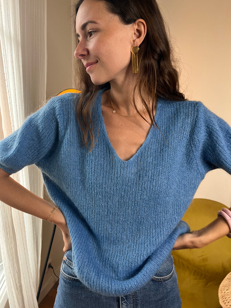 Pull Jenie bleu taille unique