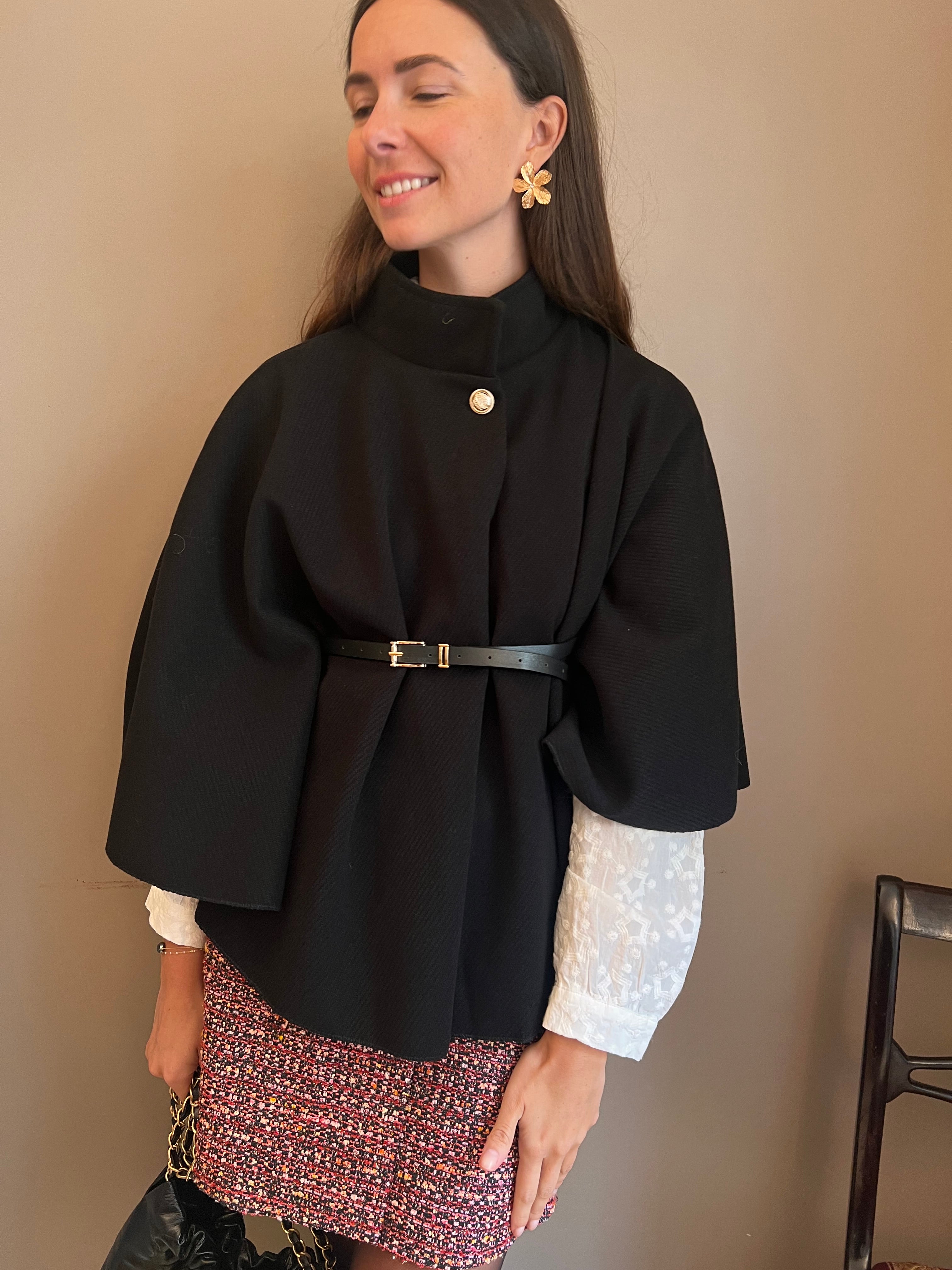 Capeline Jina noir taille unique du 34 au 46