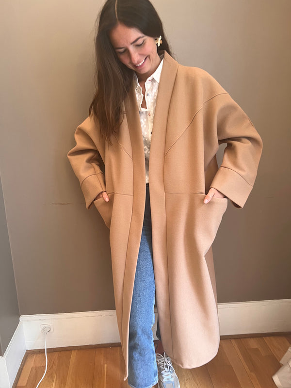 Manteau Alma Camel