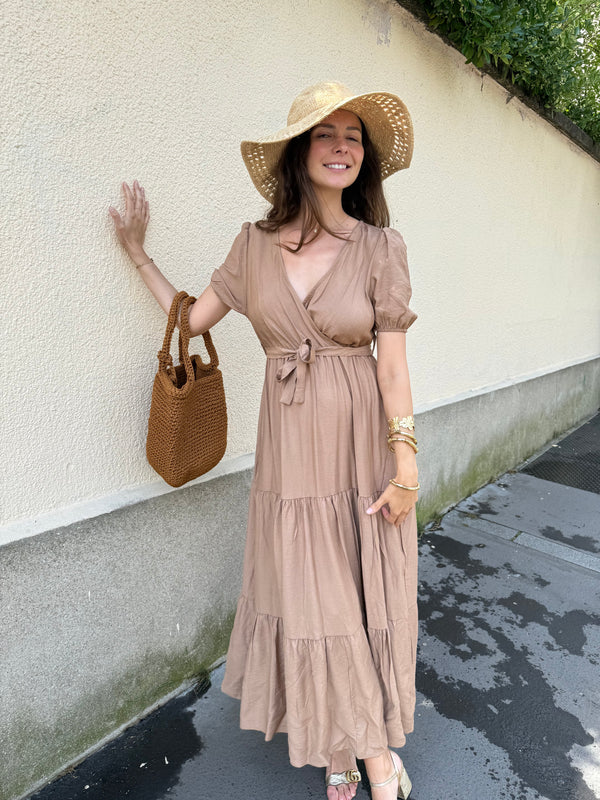 Robe Mila camel