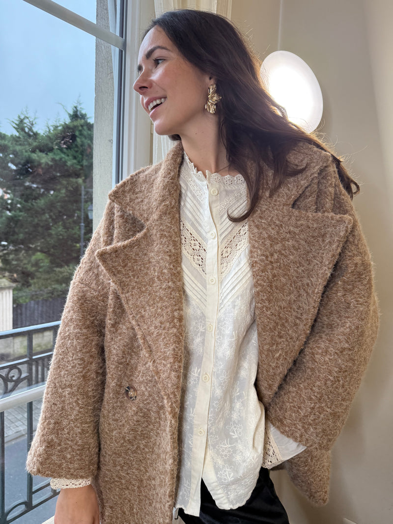 Manteau LINA Camel