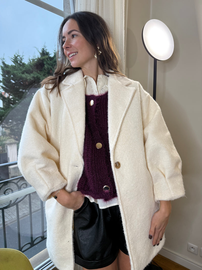 Manteau Sophia ecru