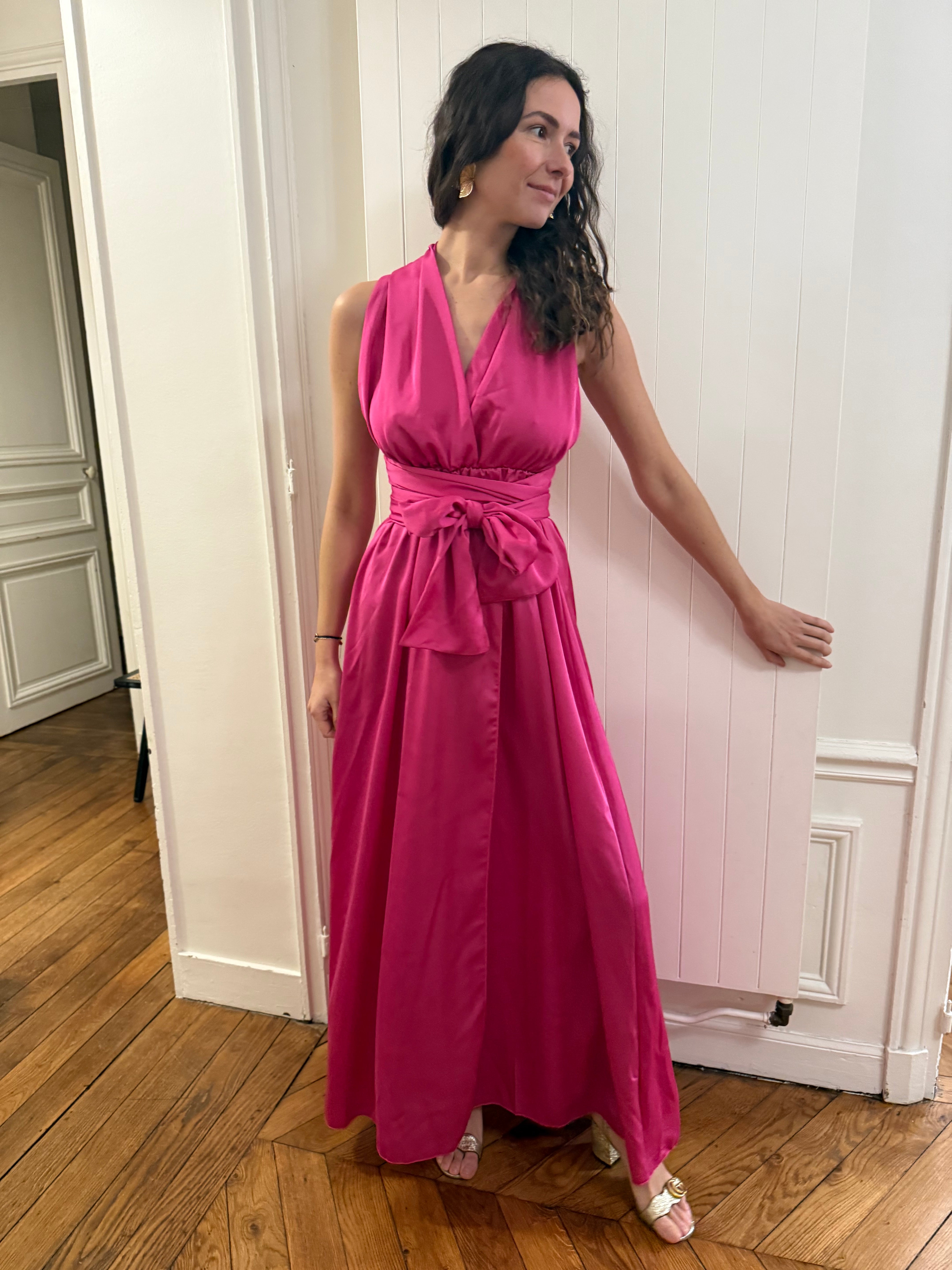 Robe Téra multi position fushia