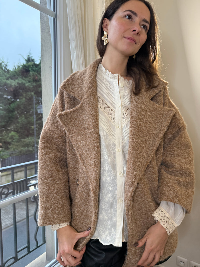 Manteau LINA Camel