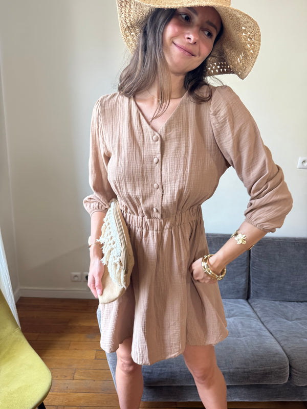 Robe Laya beige