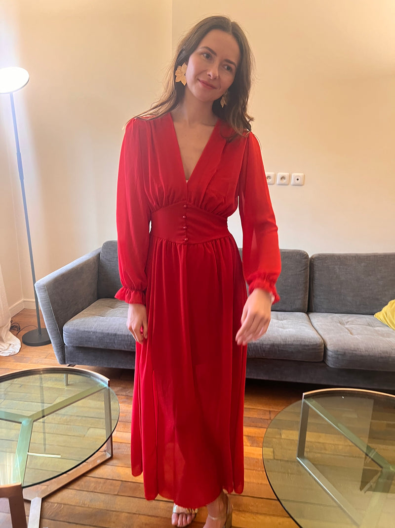 Robe Avina rouge