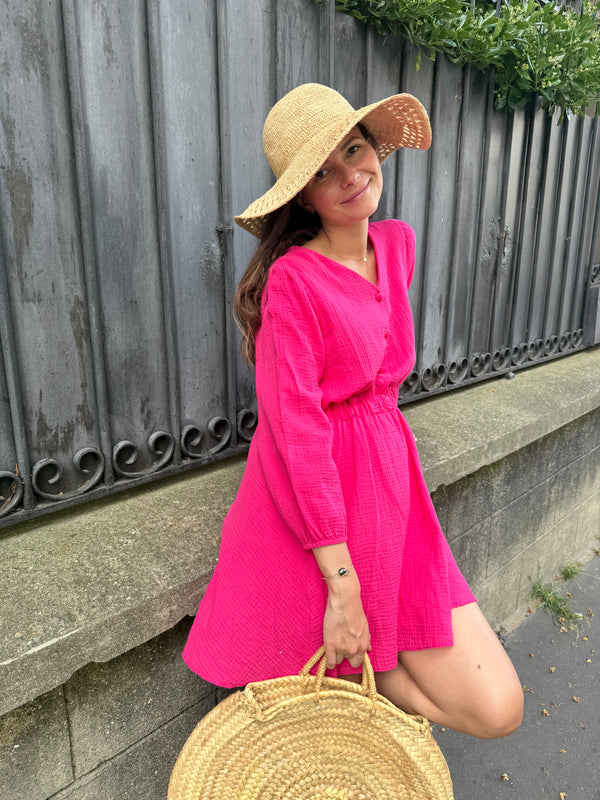 Robe Laya fushia