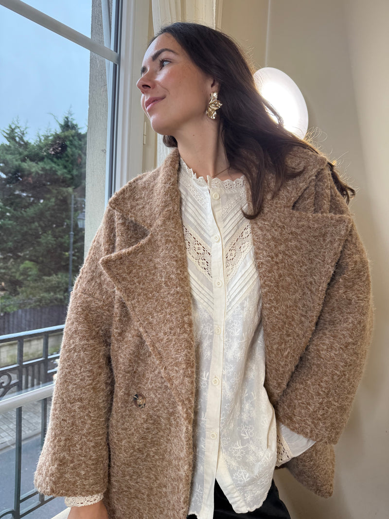 Manteau LINA Camel