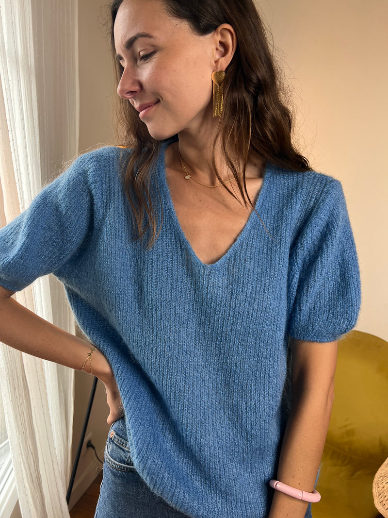 Pull Jenie bleu taille unique