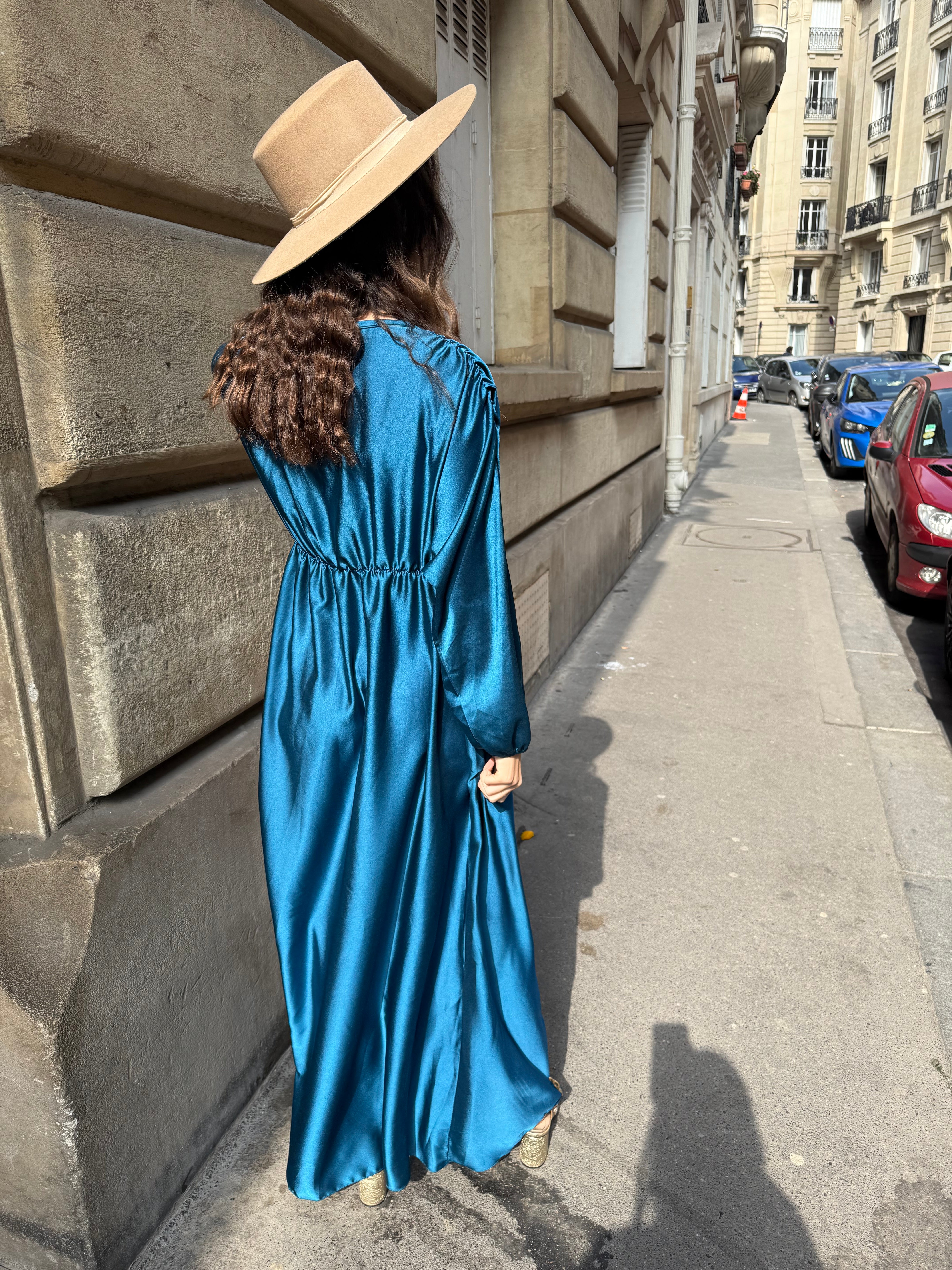 Robe Terry bleu