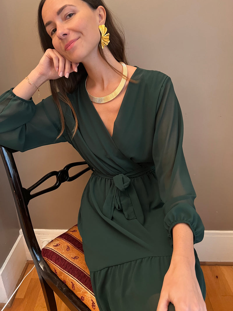 Robe Livia vert