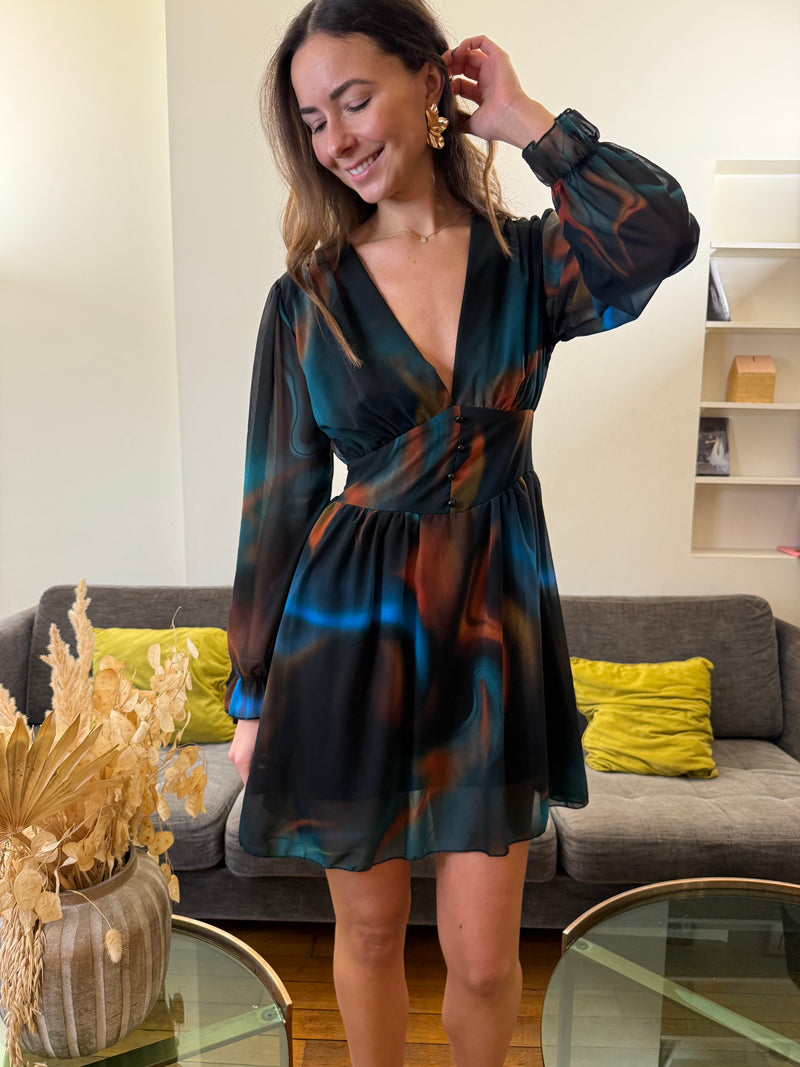 Robe Lolie Imprimé foncé