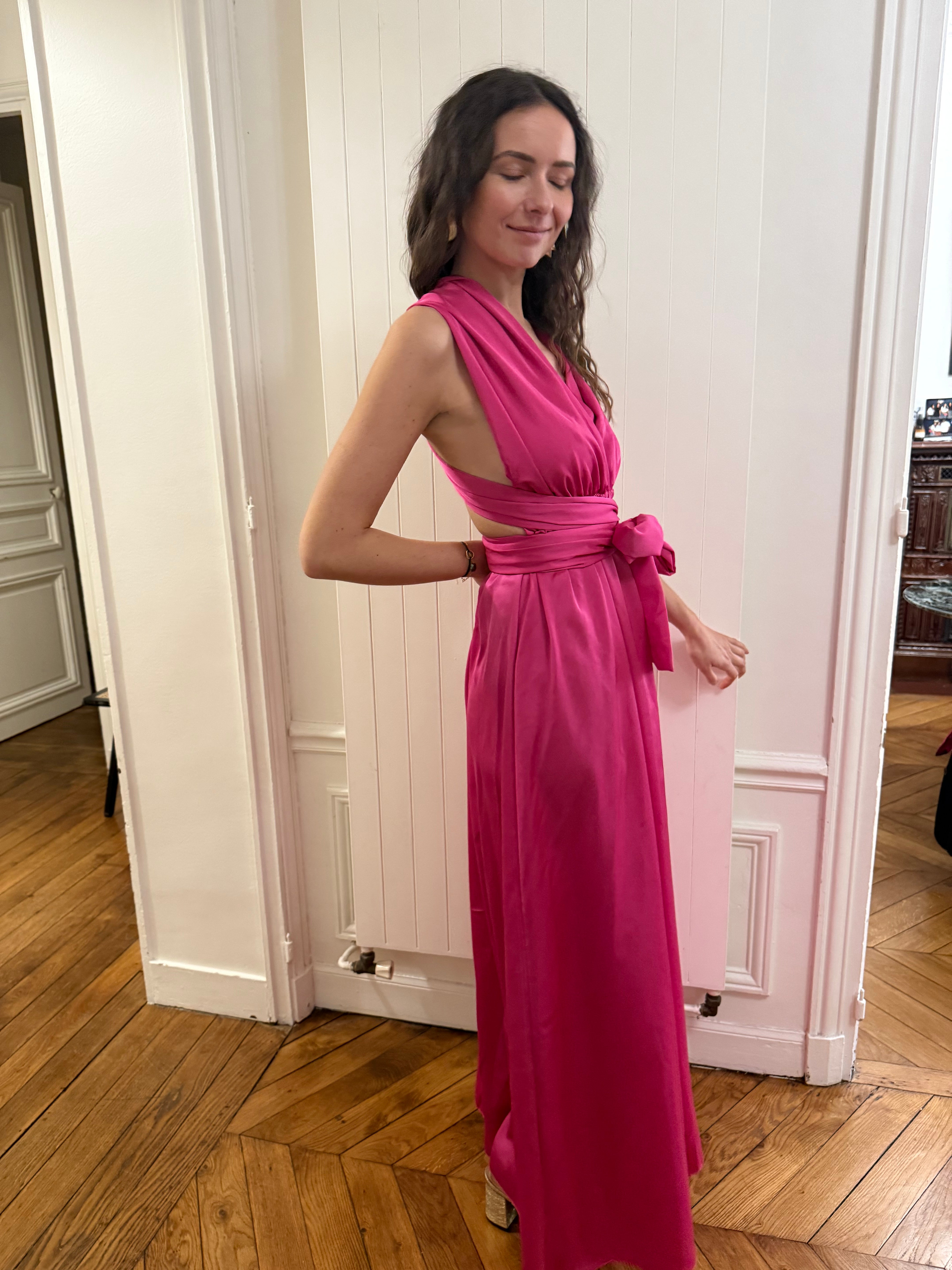 Robe Téra multi position fushia