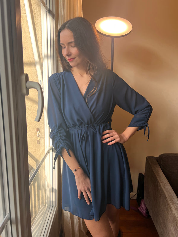 Robe Lenia bleu