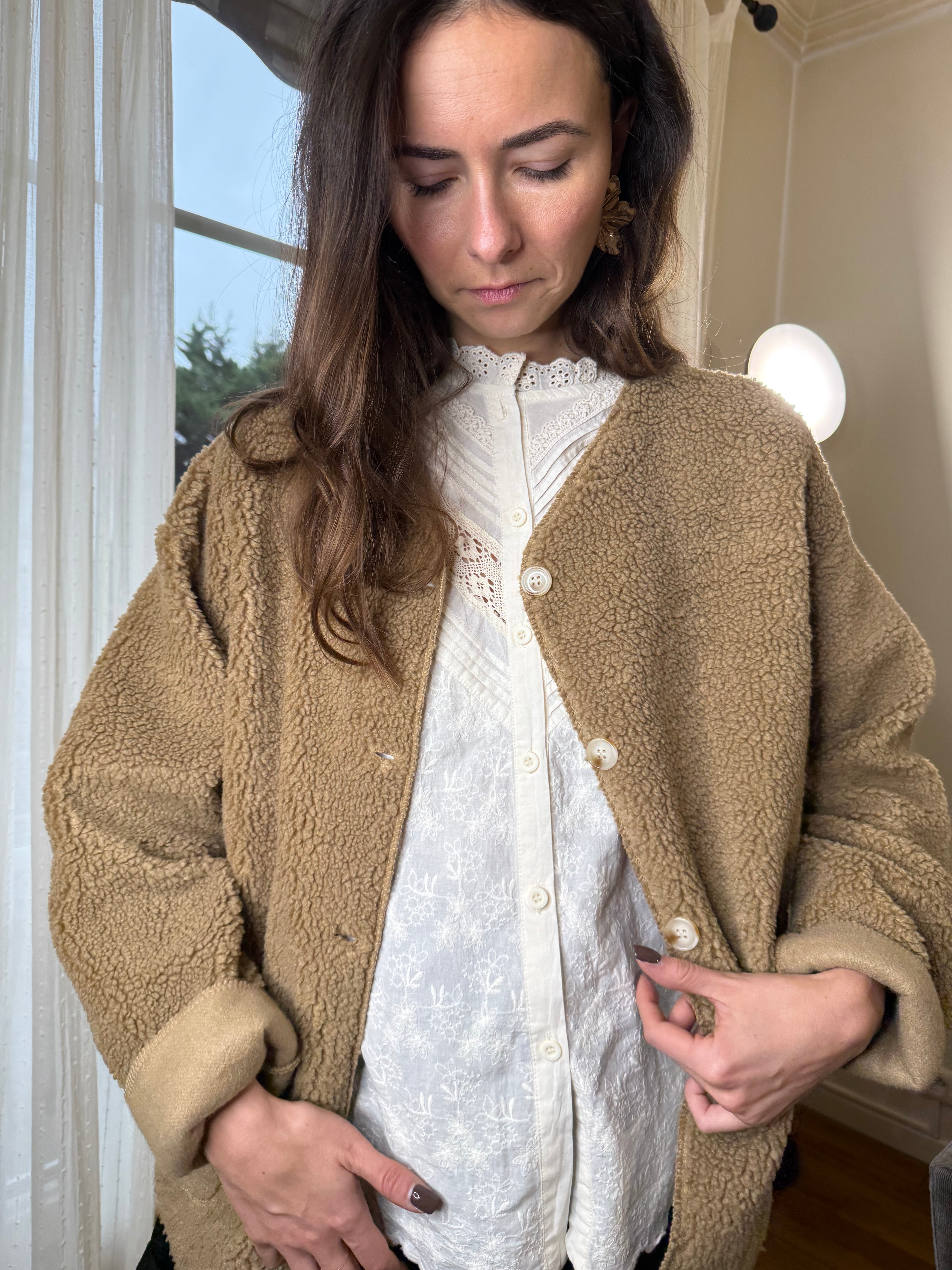 Veste Gilet Emma camel