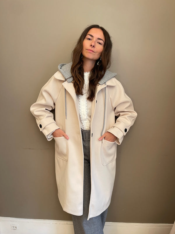 Manteau avec capuche amovible  Patricia