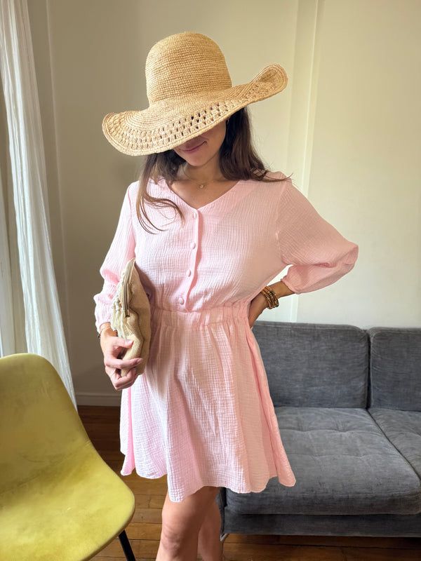 Robe Laya rose pale